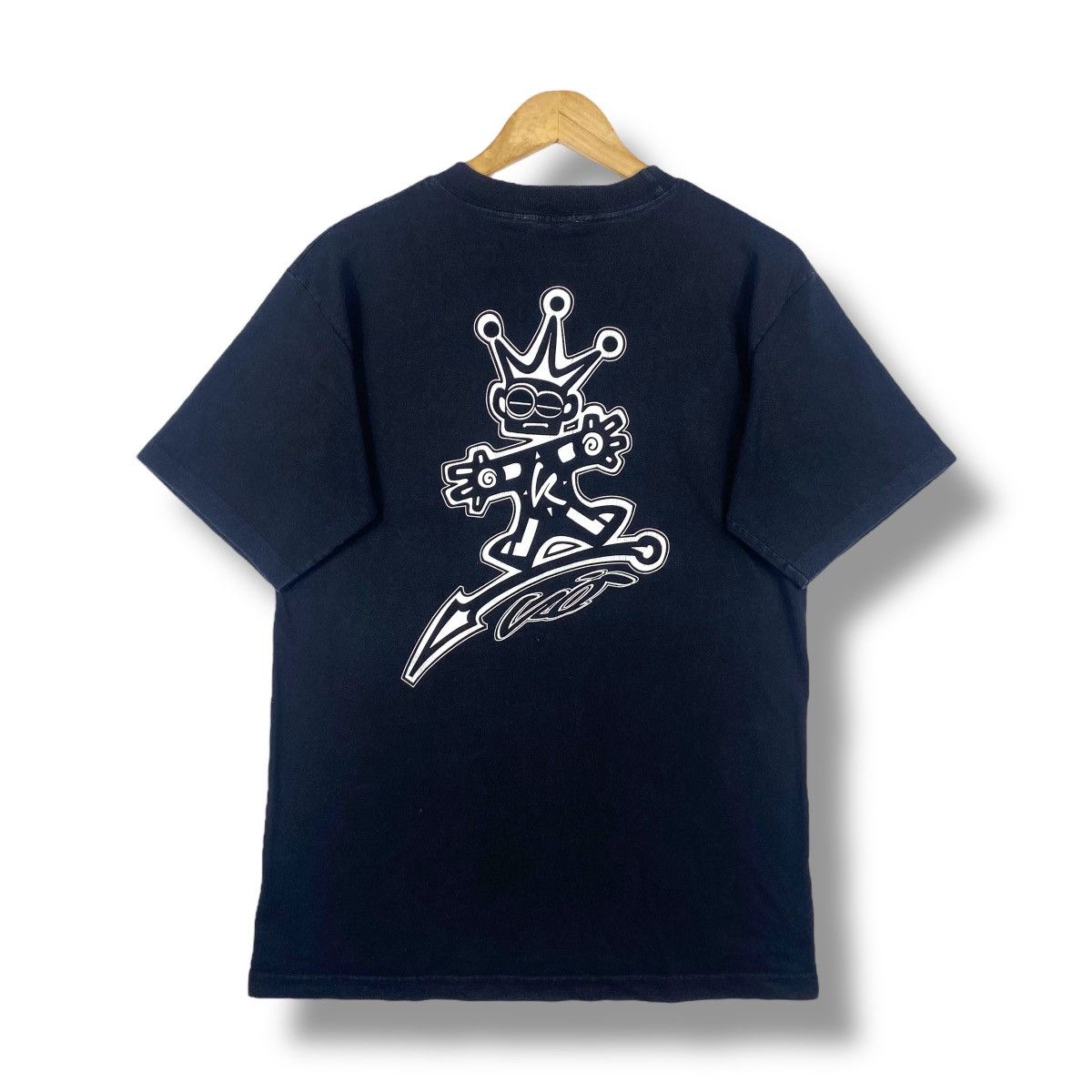 Kings Of Indigo × Vintage Vintage 90's KOI Graphic Streetwear Skate Brand Tee Shirt Size US L / EU 52-54 / 3 - 1 Thumbnail