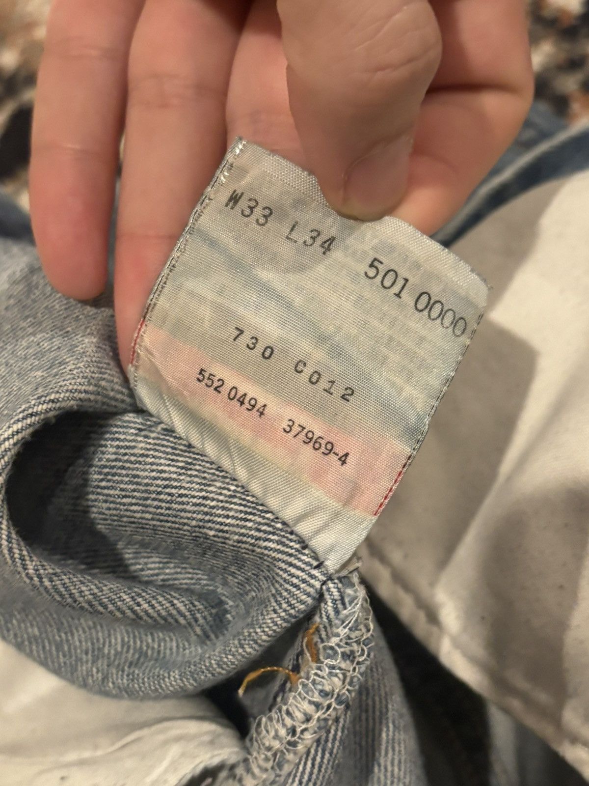 Levi's 1980s Levi's 501xx Distressed Light Wash Blue Jeans 32 x 30 Size US 32 / EU 48 - 5 Thumbnail