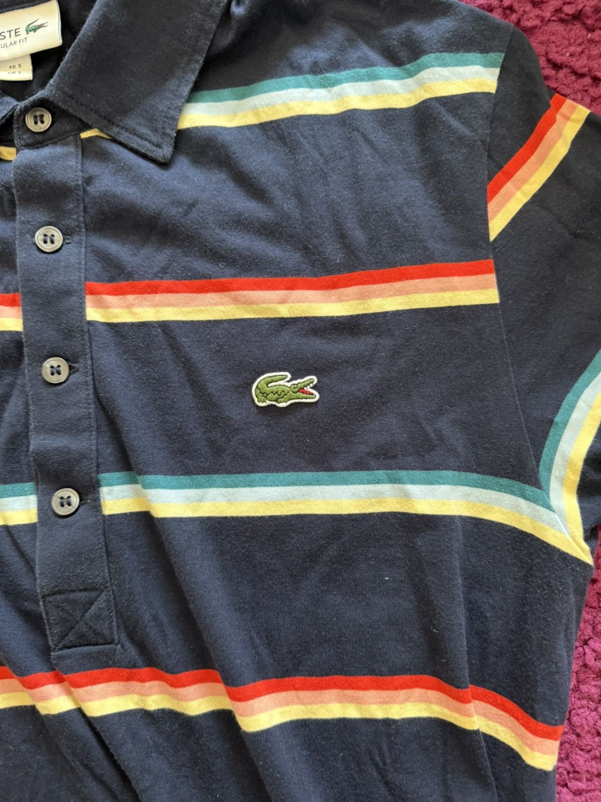 Lacoste Rare Polo Lacoste T-shirt Size US L / EU 52-54 / 3 - 3 Thumbnail