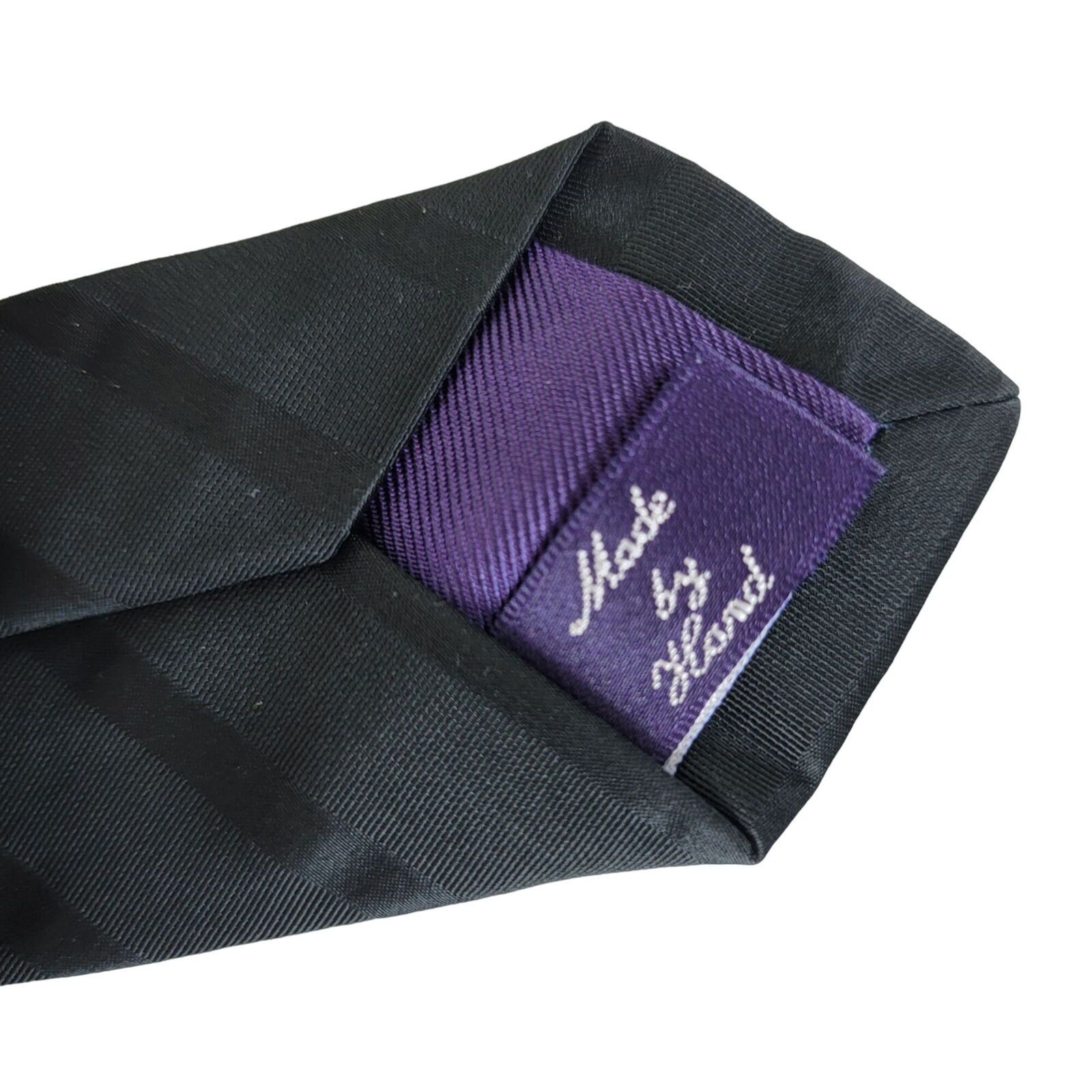 Ralph Lauren Ralph Lauren Purple Label Silk Repp Knit 3" Slim Neck Tie Size ONE SIZE - 8 Thumbnail