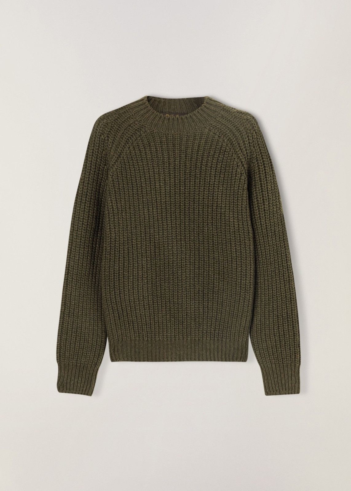 Loro Piana o1srvl11e0125 Davenport Crewneck Sweater in Green Size M / US 6-8 / IT 42-44 - 1 Thumbnail