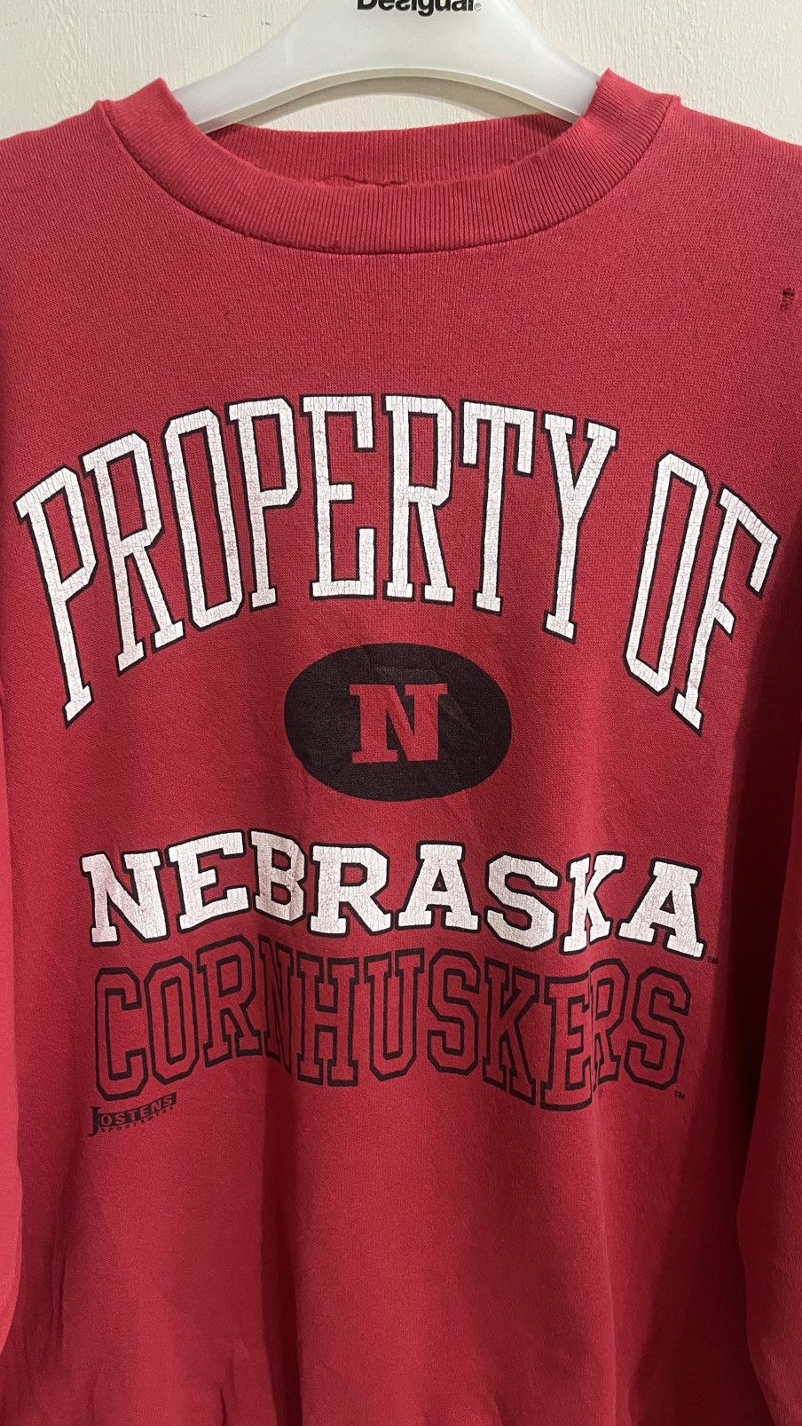 Vintage Vintage Nebraska Distressed Sweater Inspired by Raf Simons Size US XL / EU 56 / 4 - 3 Thumbnail