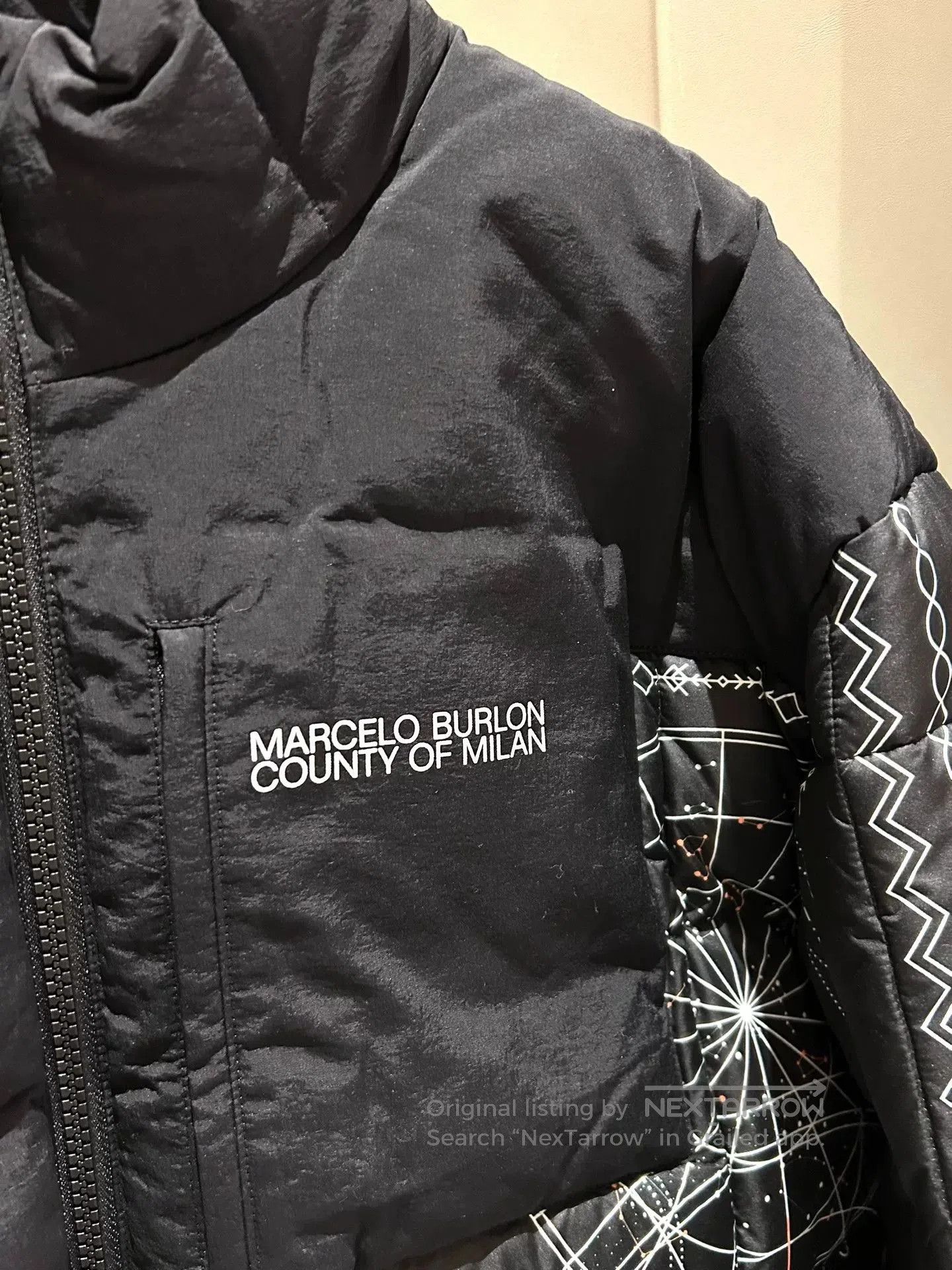 Marcelo Burlon Marcelo Burlon Men's Stand Collar Jacket. Size US S / EU 44-46 / 1 - 2 Thumbnail