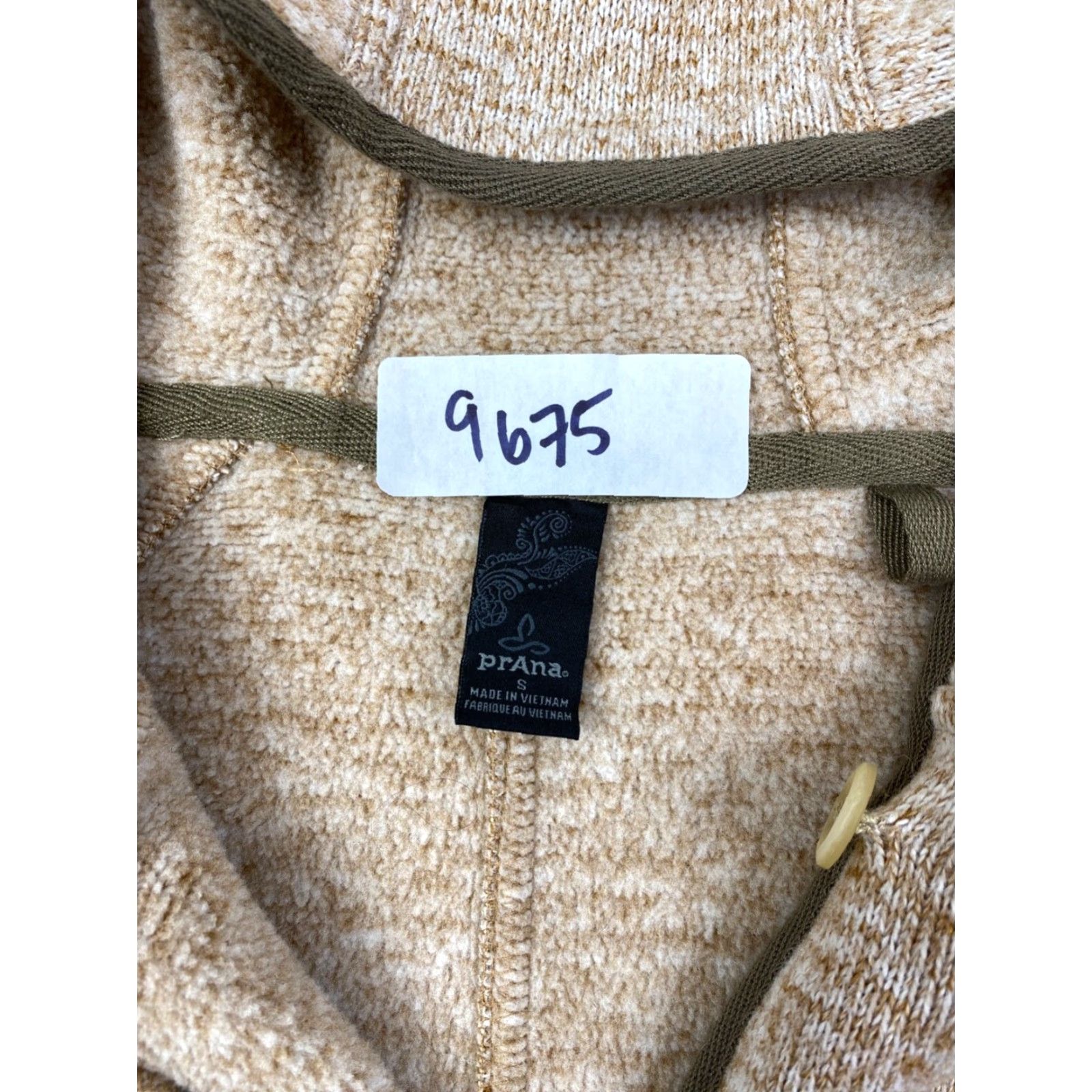Prana prAna Womens Hoodie S Orange 1/4 Button Pullover Casual Pocket Size S / US 4 / IT 40 - 3 Thumbnail
