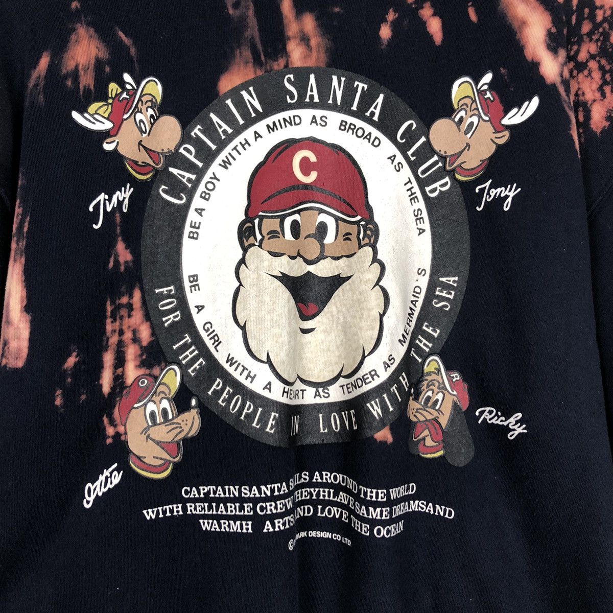 Japanese Brand Vintage Captain Santa Sweatshirt Tye Dye Medium Japanese Size US M / EU 48-50 / 2 - 9 Thumbnail