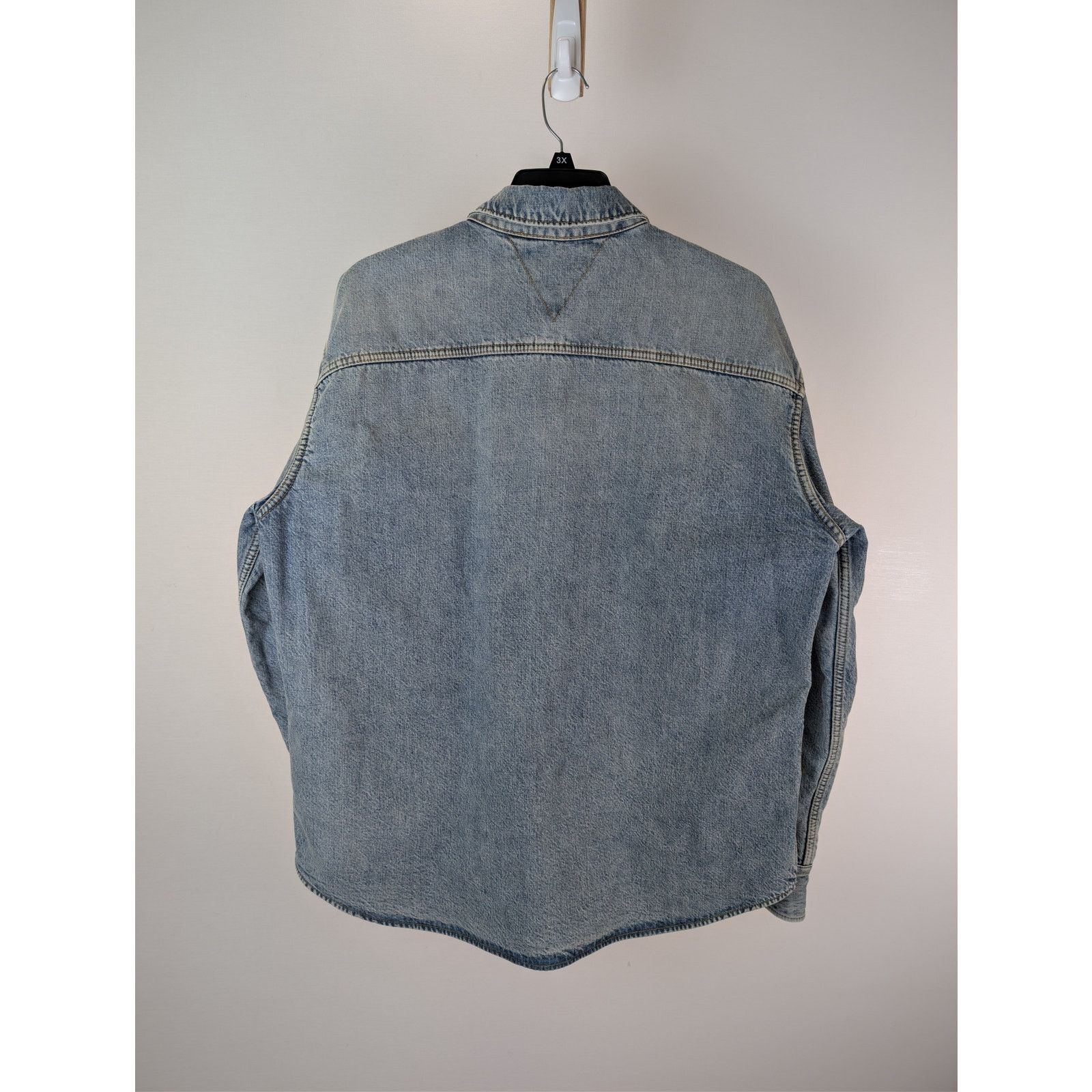 Bottega Veneta o1rshd1 Vintage Ind Denim Lined Shirt Button up Shirt Blue Size US S / EU 44-46 / 1 - 15 Thumbnail