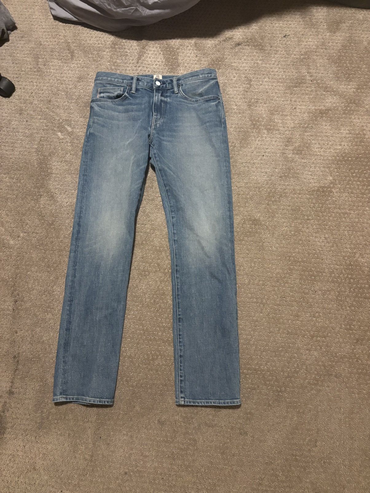 Hiroshi Kato Hiroshi kato - hammer straight leg salvage denim Size US 31 - 1 Thumbnail