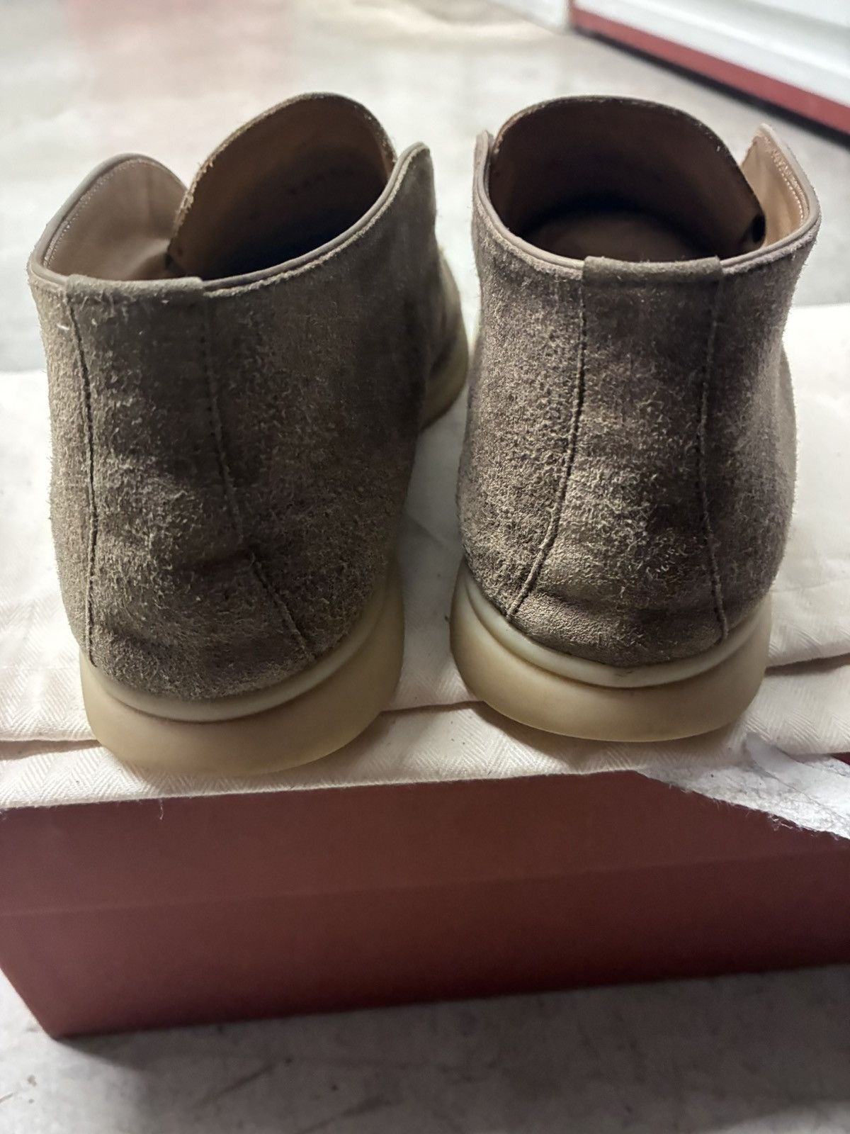 Loro Piana Loro piana beige brown uk 4.5 eu 37.5 Size US 7.5 / IT 37.5 - 6 Thumbnail