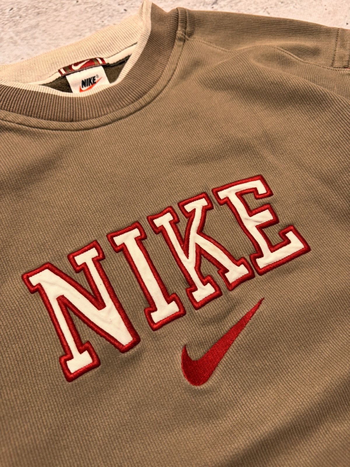 Nike × Vintage NIKE VINTAGE CENTER LOGO OVERSIZE BOXY SWEATSHIRT Size US M / EU 48-50 / 2 - 3 Thumbnail