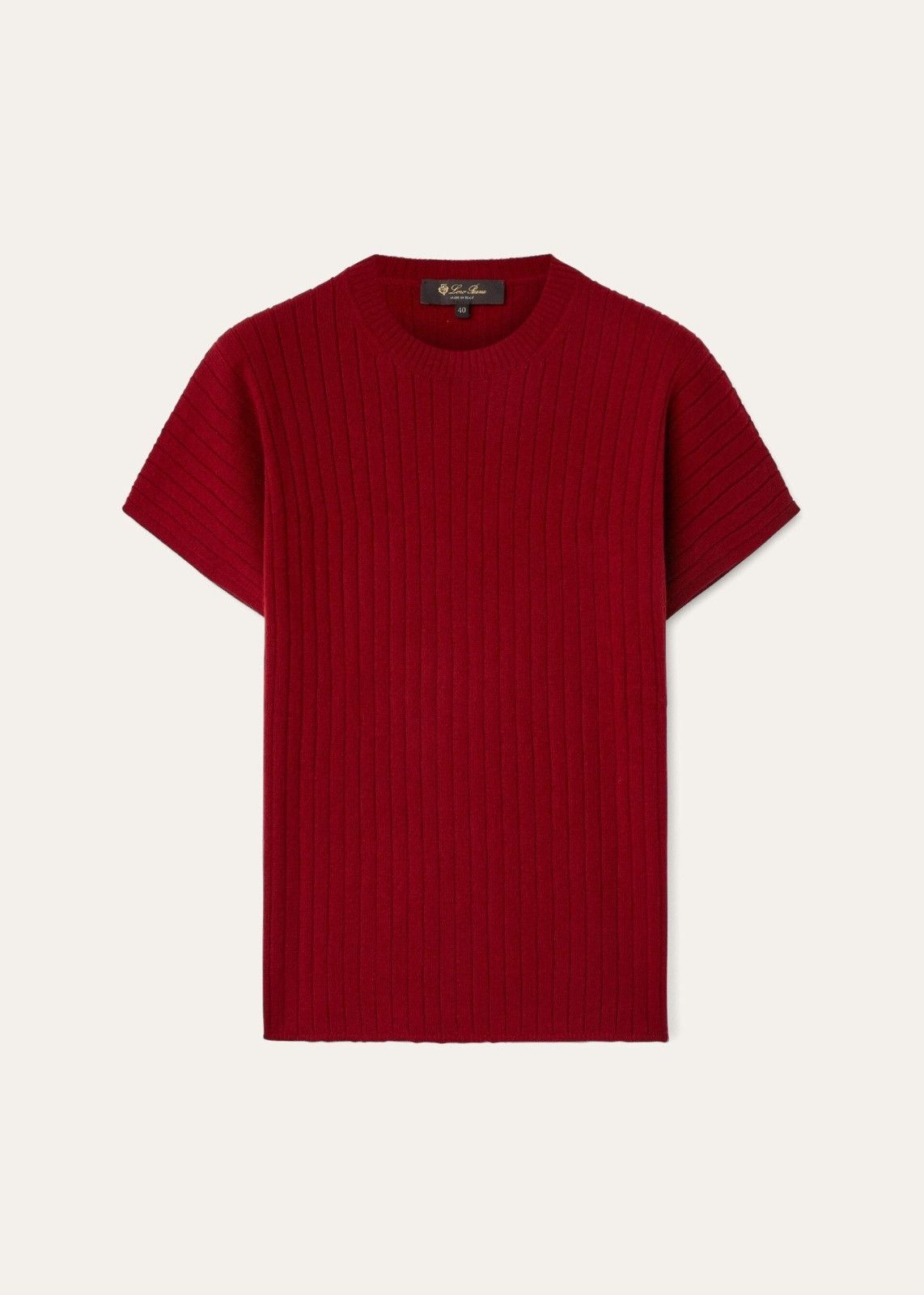 Loro Piana o1w1db10724 Maras Crewneck Sweater in Dark Red Size XS / US 0-2 / IT 36-38 - 1 Thumbnail