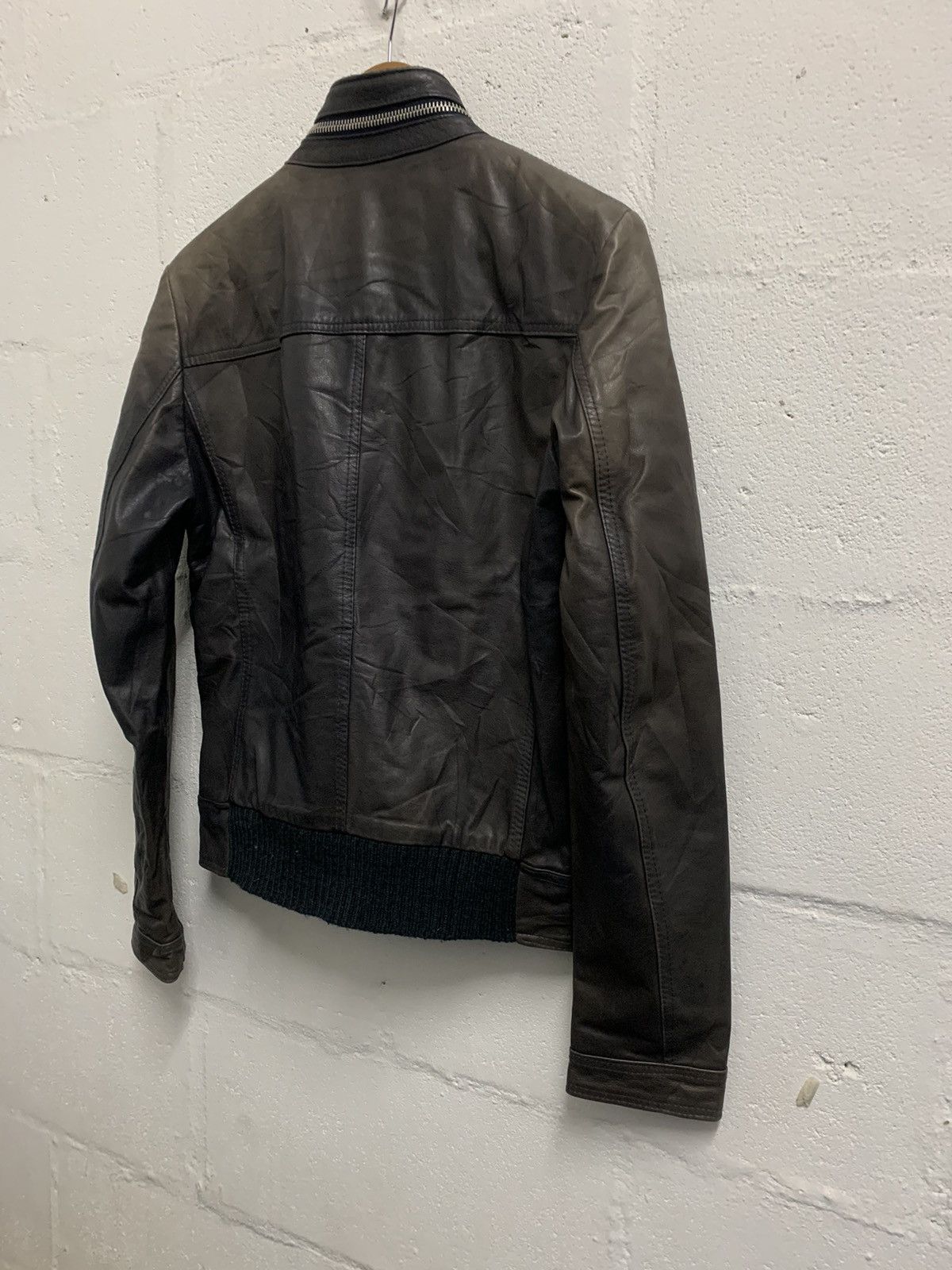 Dacute Vintage Dacute Distressed Leather Jacket Size US S / EU 44-46 / 1 - 9 Thumbnail