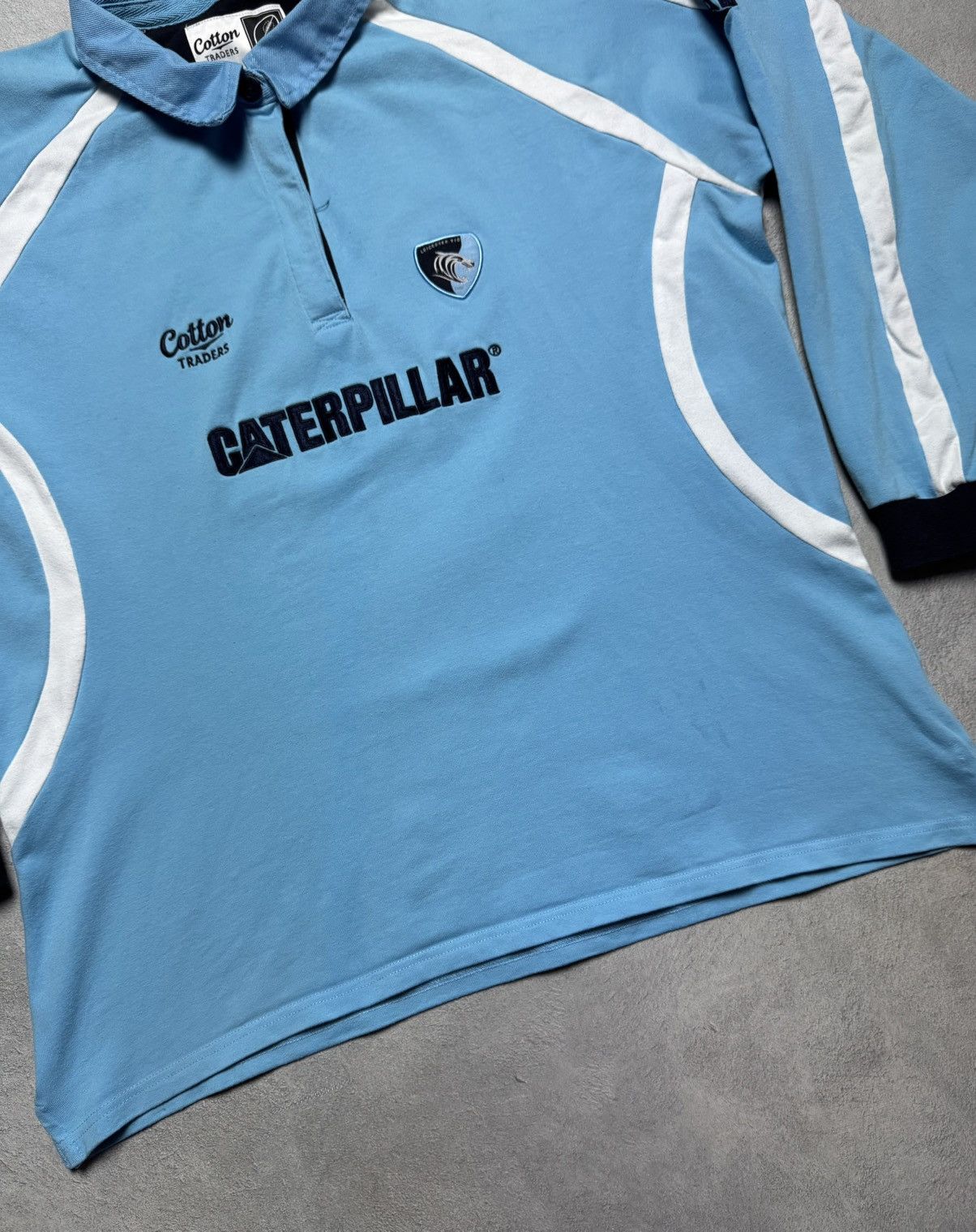 Cotton Traders Leicester Tigers Rugby Shirt Long Sleeve Cotton Traders Size US L / EU 52-54 / 3 - 5 Thumbnail