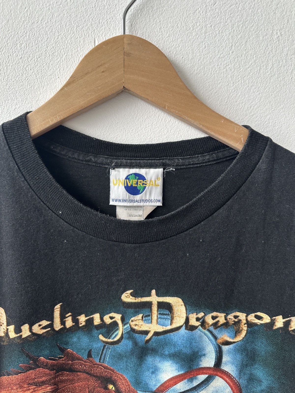 Universal Studios × Vintage Vintage Universal Studios Dueling Dragons Coaster Shirt Size US M / EU 48-50 / 2 - 4 Thumbnail