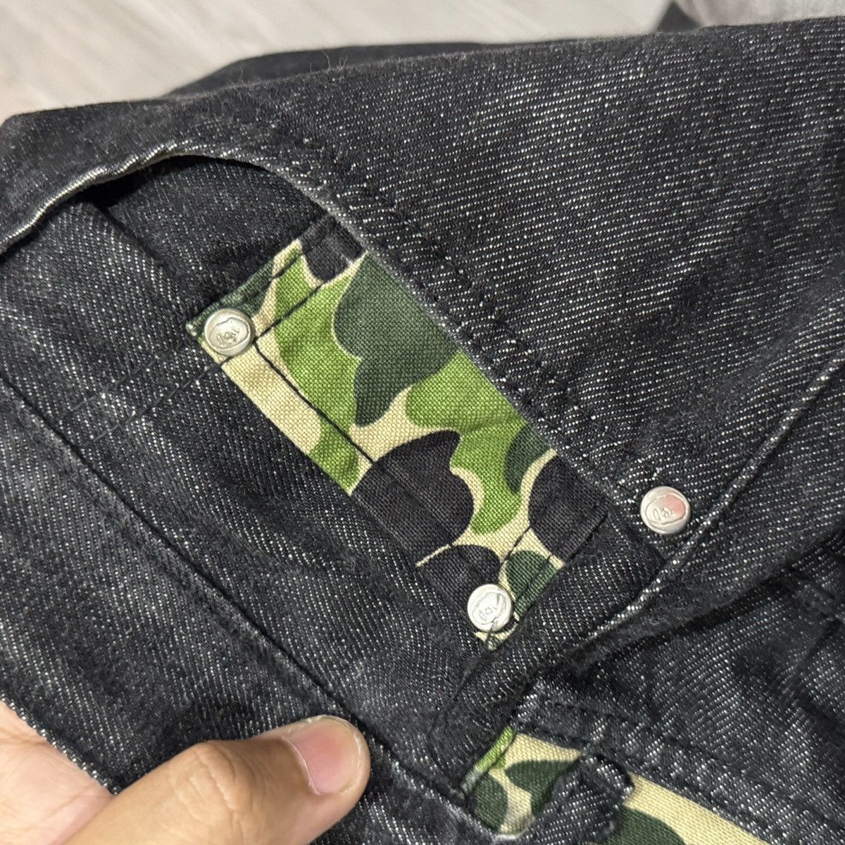 Bape Bape 2008 Type-05 Slim Taper Logo Denim Size US 32 / EU 48 - 10 Thumbnail