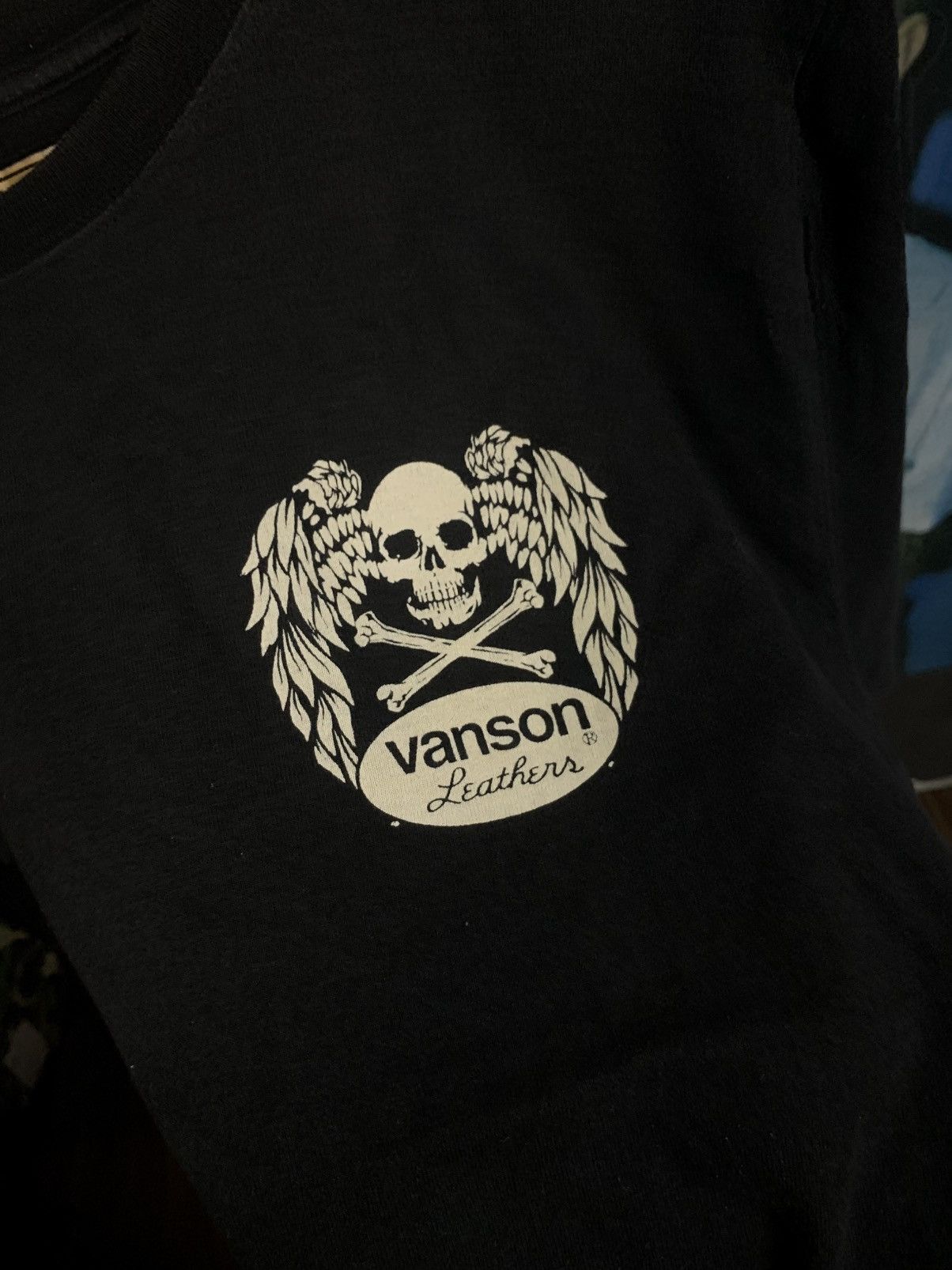 Vanson Leathers VANSON LEATHERS SKULL GRAPHIC TSHIRT Size US M / EU 48-50 / 2 - 7 Thumbnail