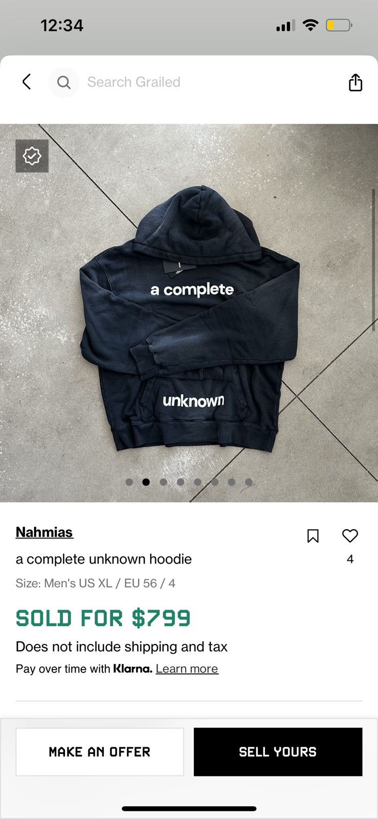 Nahmias NAHMIAS Shoot Hoops Hoodie SILK / WOOL Size US L / EU 52-54 / 3 - 8 Thumbnail