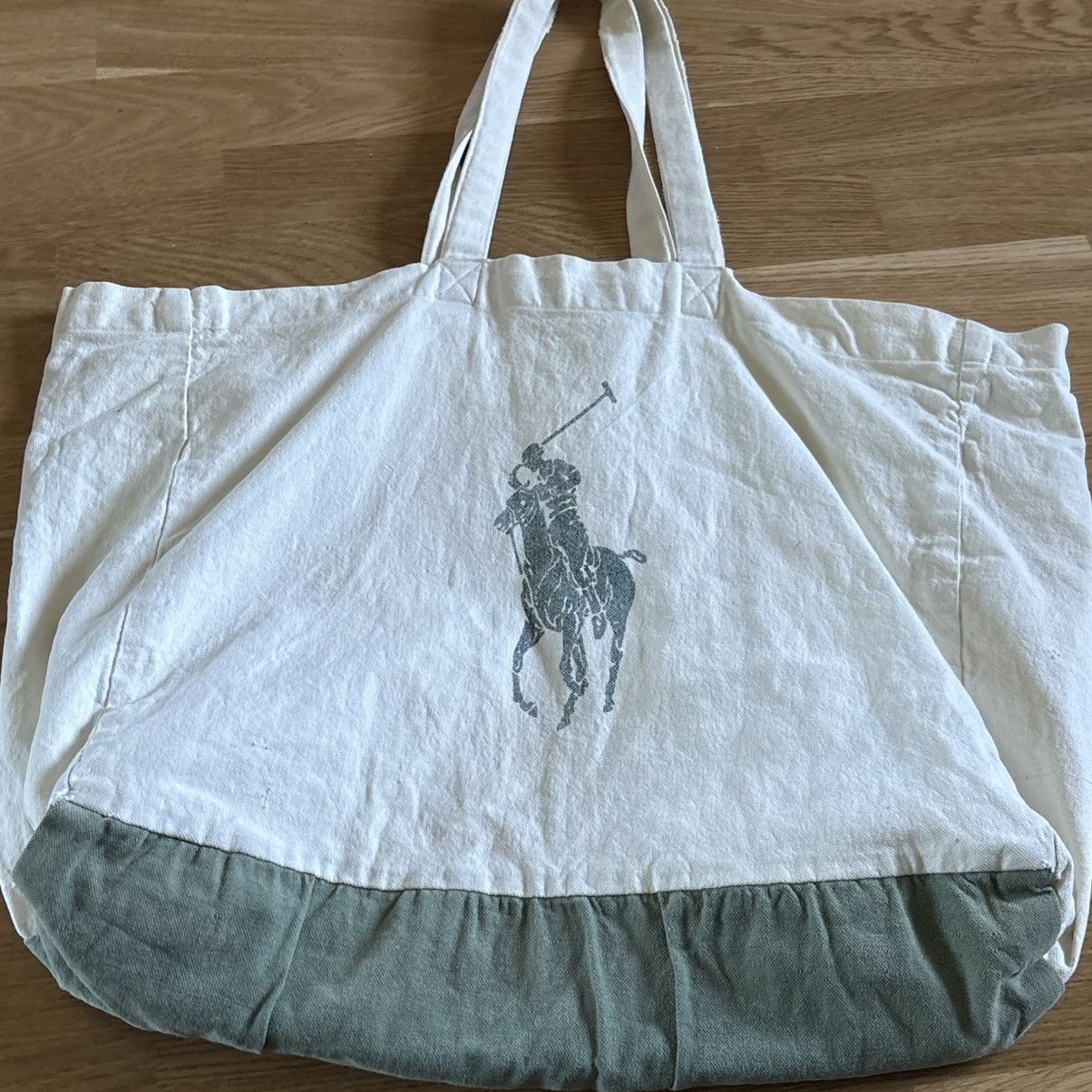 Polo Ralph Lauren Vintage Polo Ralph Lauren Faded Beach Tote Bag Size ONE SIZE - 2 Thumbnail