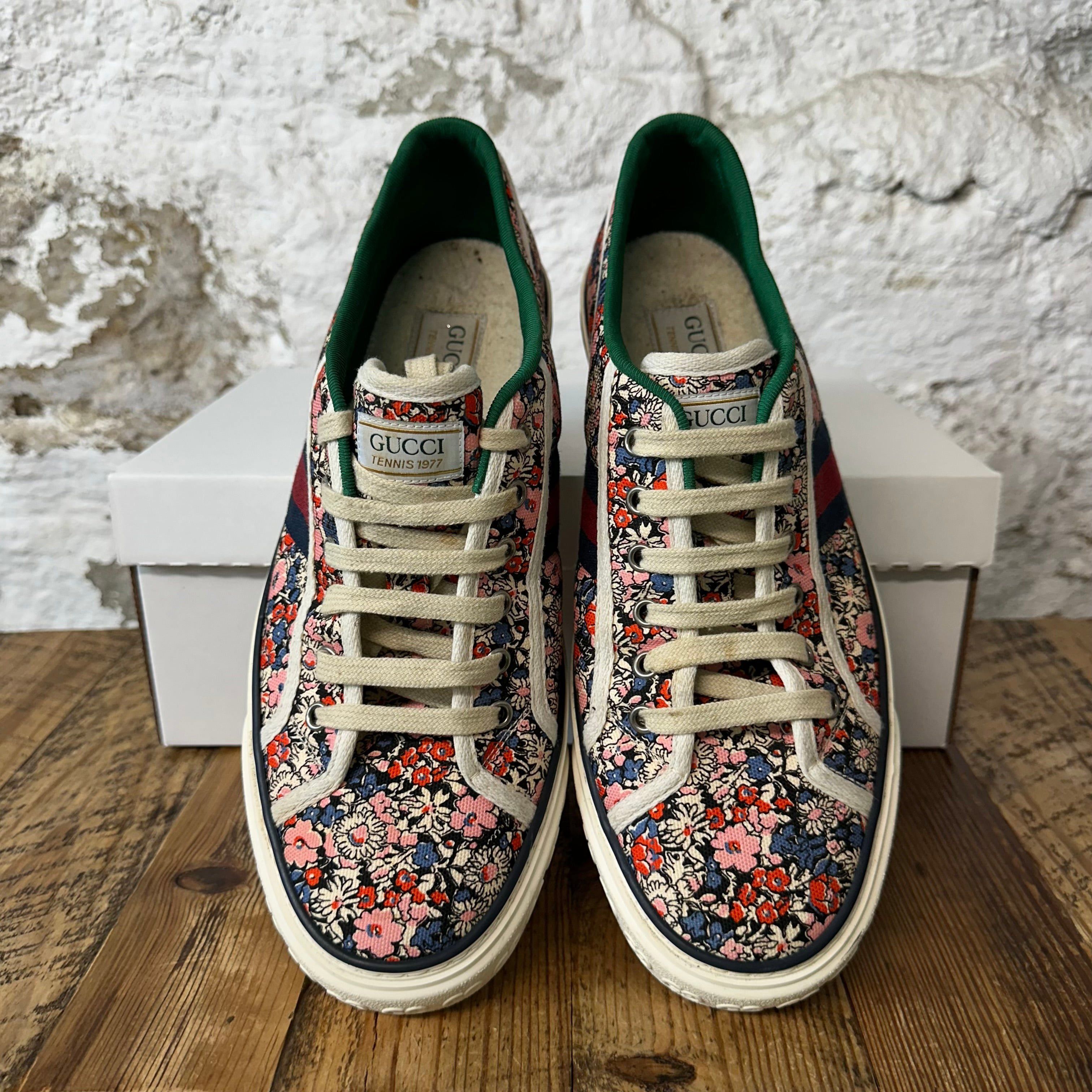 Gucci Gucci Tennis 1977 Low Floral Sneaker Sz 9 Size US 9 / EU 42 - 3 Thumbnail