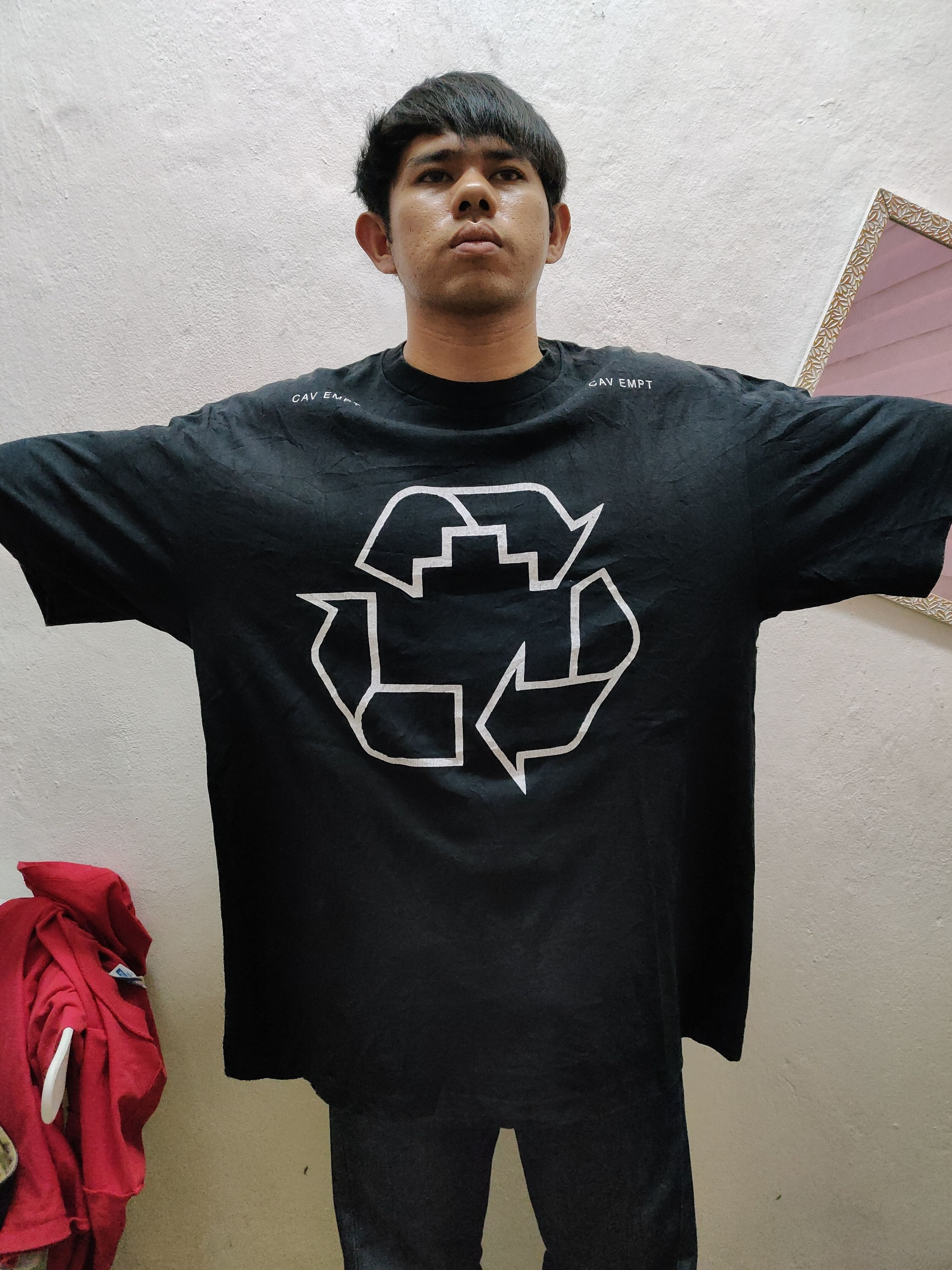 Cav Empt Cav Empt Recycle Design Shirt Size US XXL / EU 58 / 5 - 7 Thumbnail