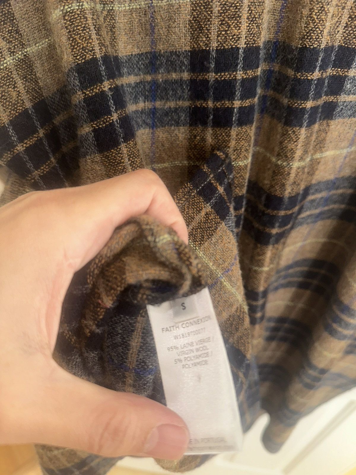 Faith Connexion Faith Connexion Kanye and Travis oversized wool shirt Size US S / EU 44-46 / 1 - 4 Thumbnail