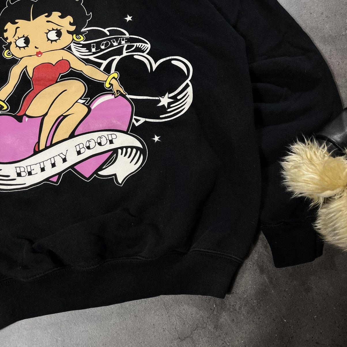 Cartoon Network Vintage 00s Betty Boop Big Logo Boxy Hoodie Sweatshirt Size US L / EU 52-54 / 3 - 6 Thumbnail