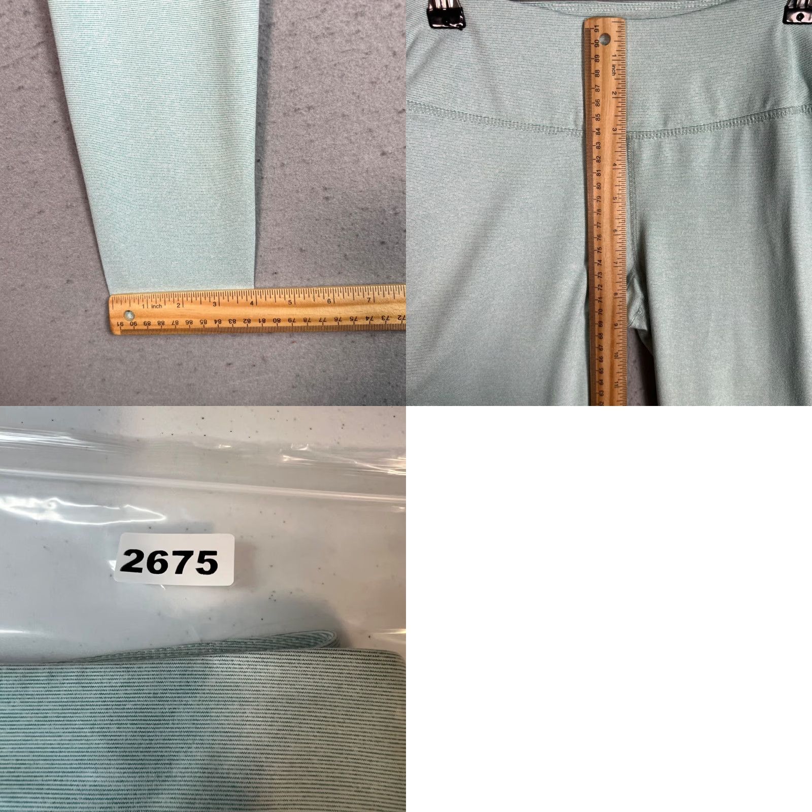 Fabletics VINTAGE Fabletics Leggings High-Waisted Size XS Mint Green Athletic Gym Yoga Womens Size 26" / US 2 / IT 38 - 8 Thumbnail