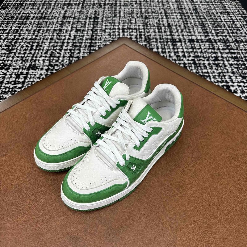 Louis Vuitton Louis Vuitton Trainer Leather Low-Top Sneakers 0079 Size US 8 / IT 38 - 1 Thumbnail