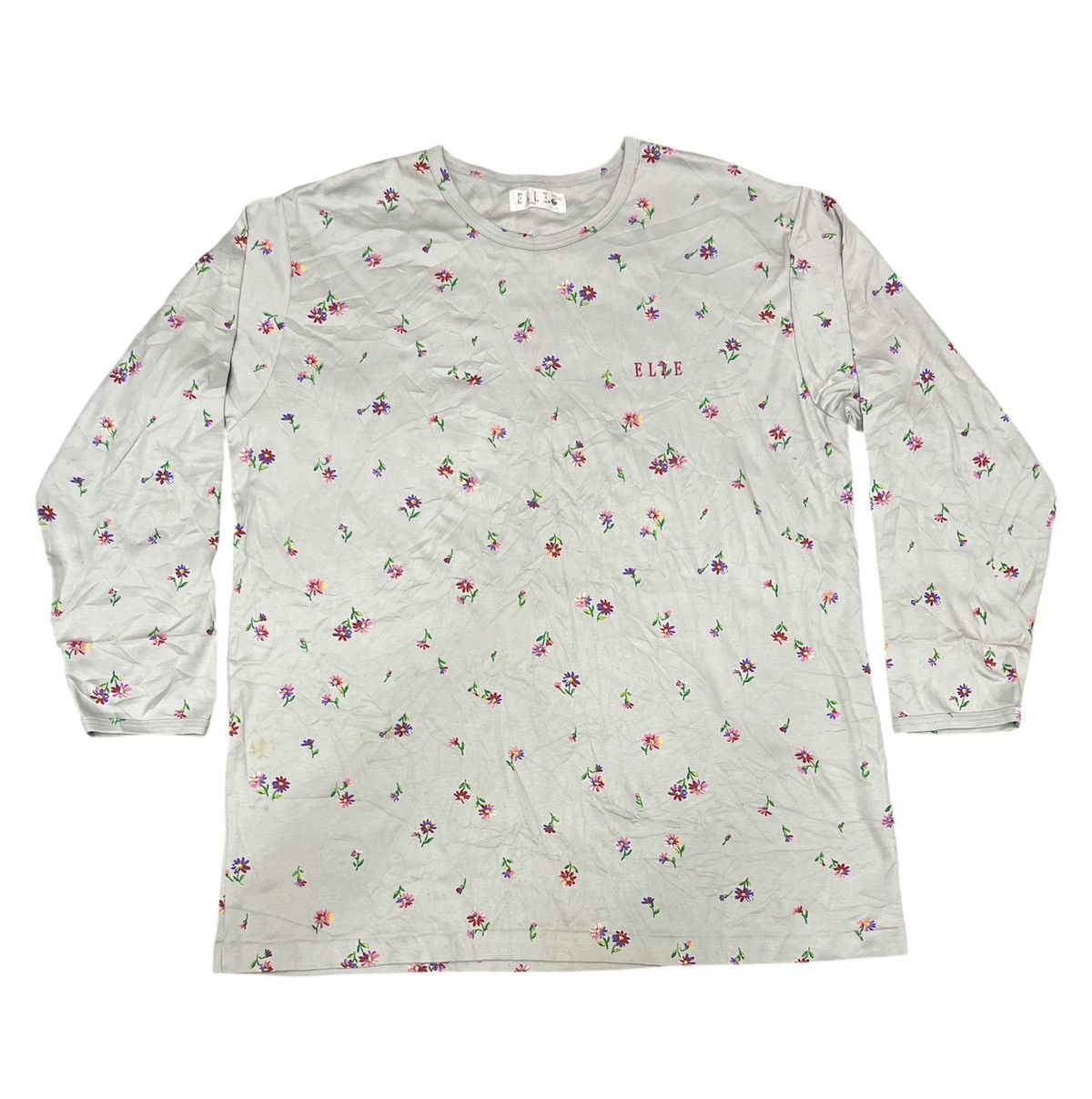 Japanese Brand Elle Paris Long sleeve blouse Size L / US 10 / IT 46 - 1 Thumbnail