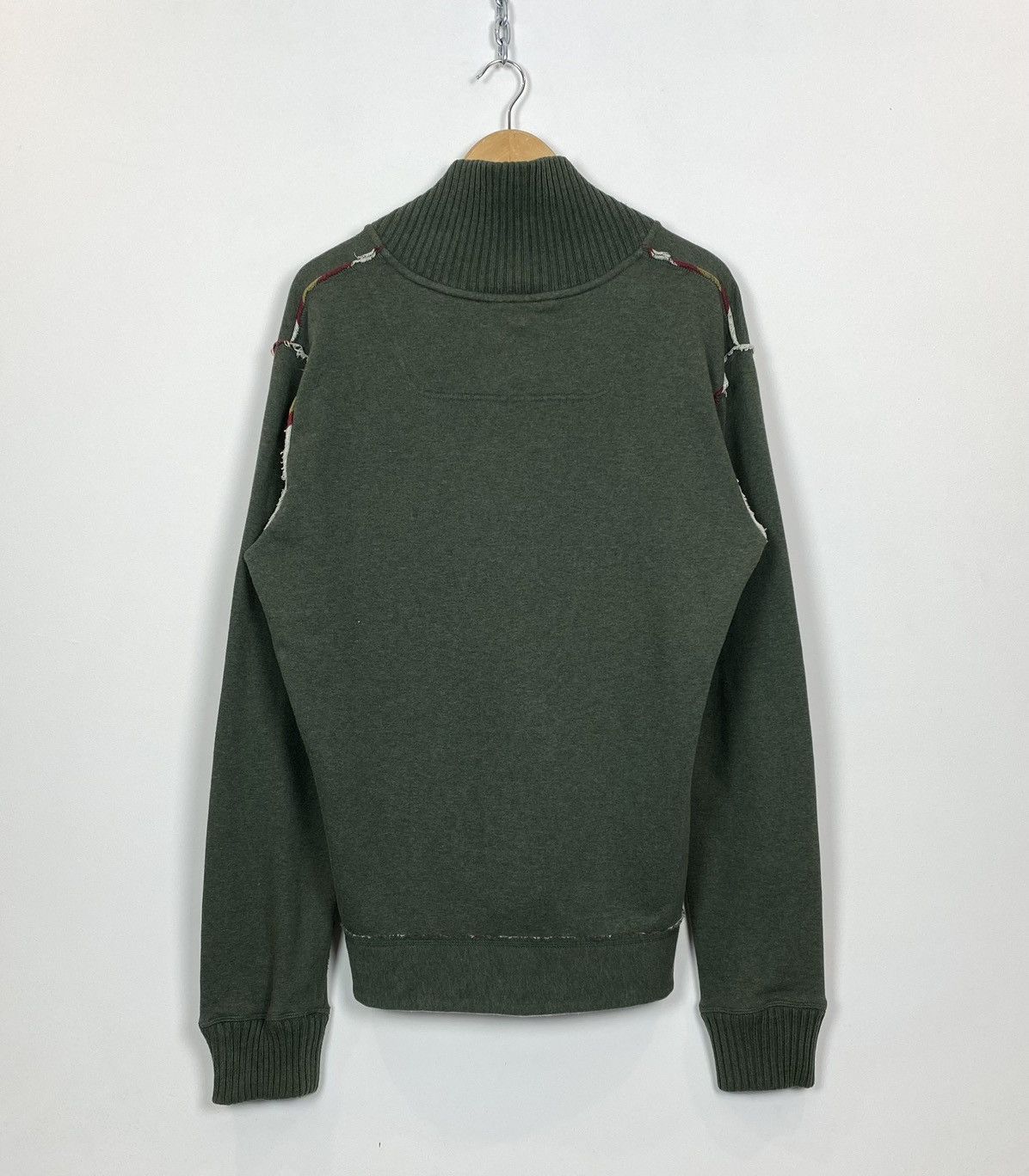 Diesel Vintage Diesel Full Zip Long Sleeve Hoodie Size XL Top Green Size US XL / EU 56 / 4 - 11 Thumbnail