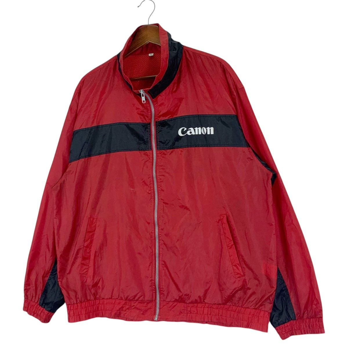 Canon × Japanese Brand × Vintage Vintage Canon Light Jacket Full Zipper Size US L / EU 52-54 / 3 - 3 Thumbnail