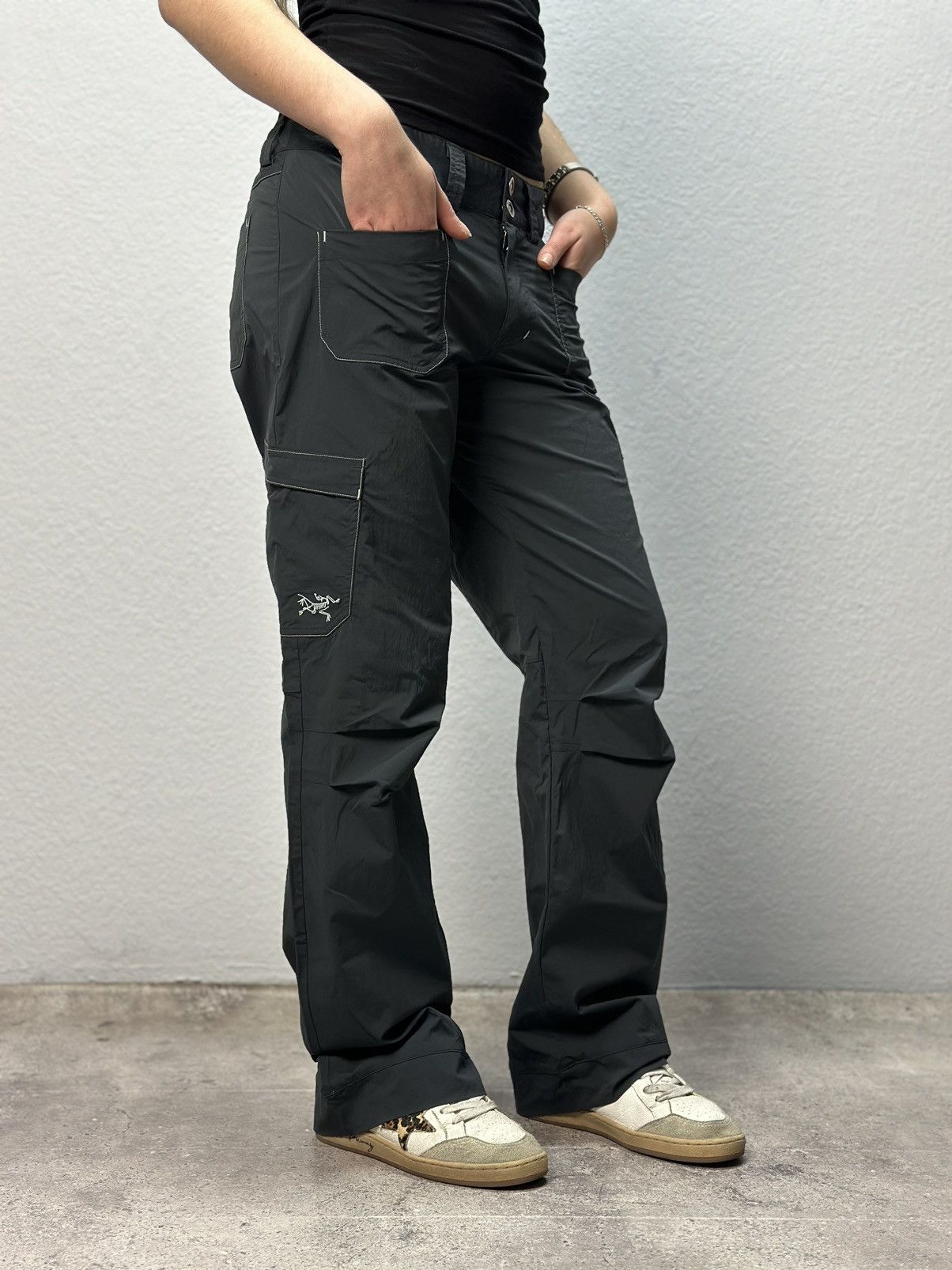 Arc\'teryx tech shell pants cargo outdoor hiking style