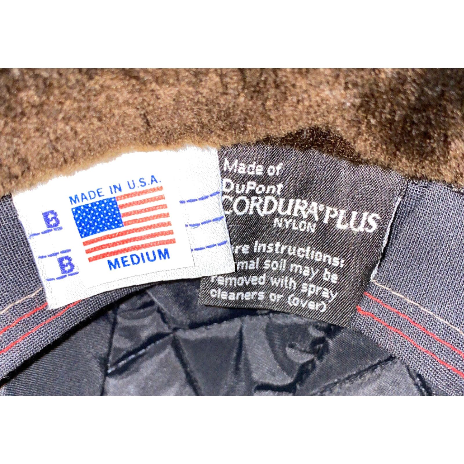 Vintage Broner Winter Hat Quilt Lined Mens M Beige USA Made Hats Size ONE SIZE - 6 Thumbnail