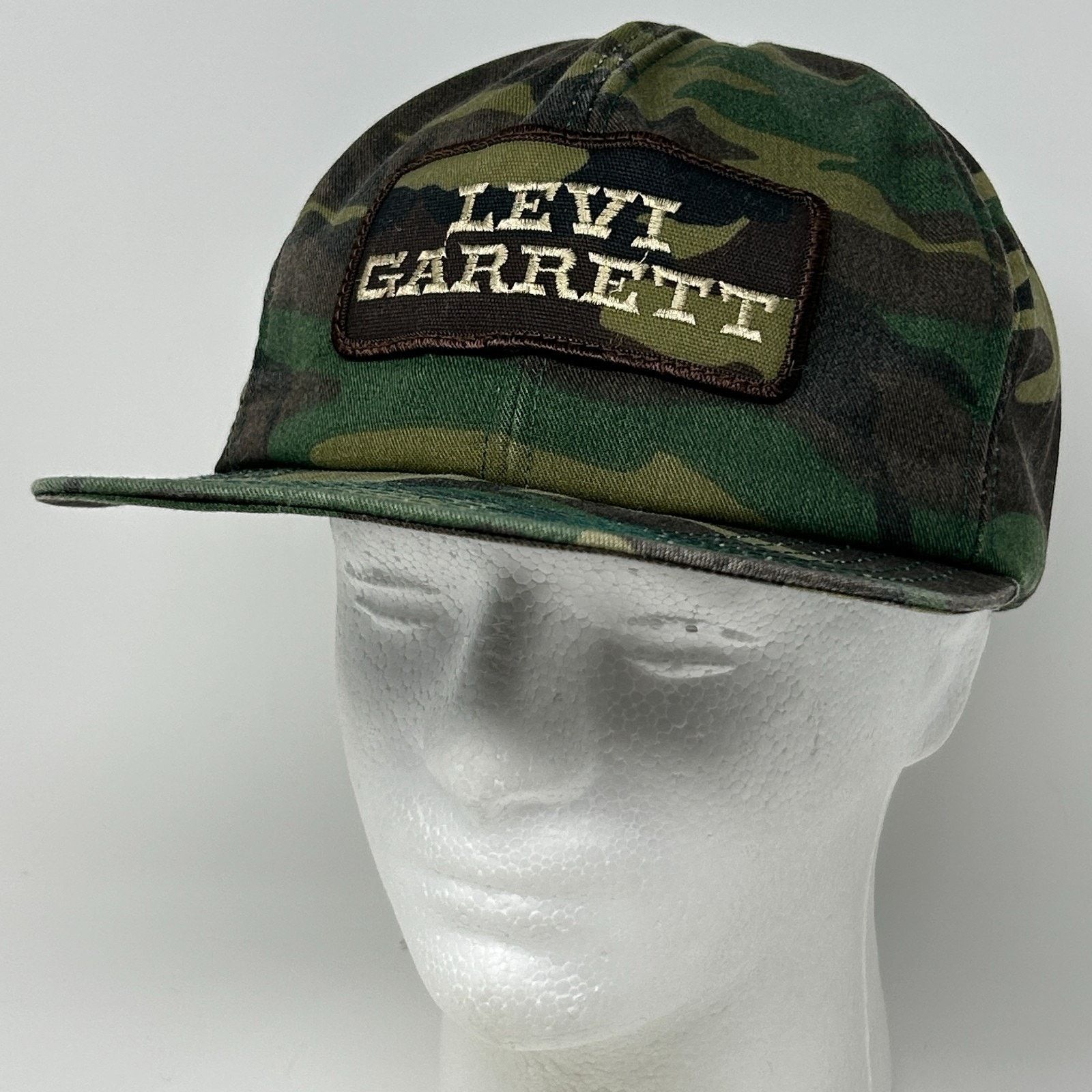 Vintage Vintage Levi Garrett Chewing Tobacco Hat Baseball Cap Camo Size ONE SIZE - 9 Thumbnail