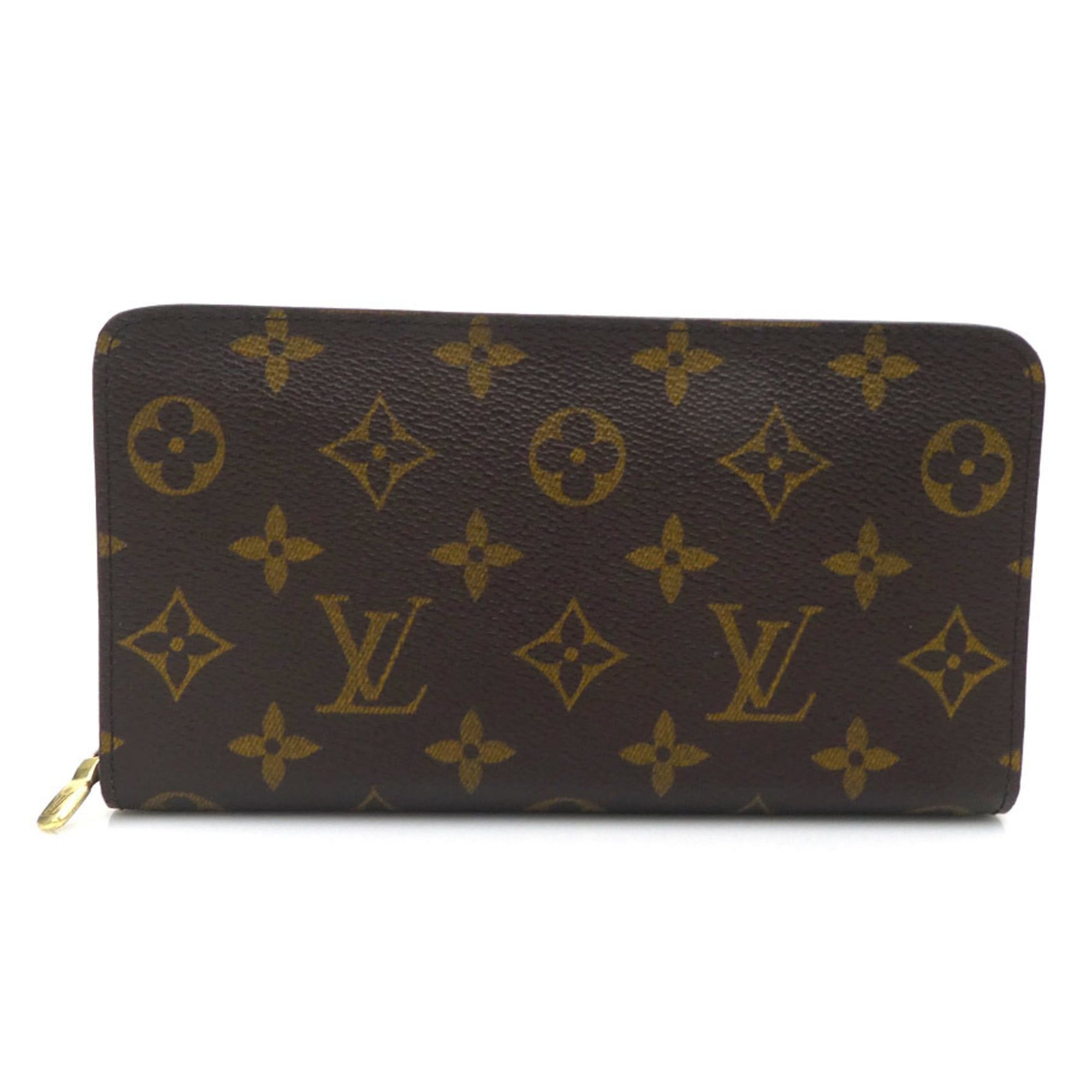 Louis Vuitton Louis Vuitton Monogram Porte-Monnaie Zip-Around Long Wallet in Brown Canvas for Men and Women, Free Shipping (r11056a) Size ONE SIZE - 1 Thumbnail