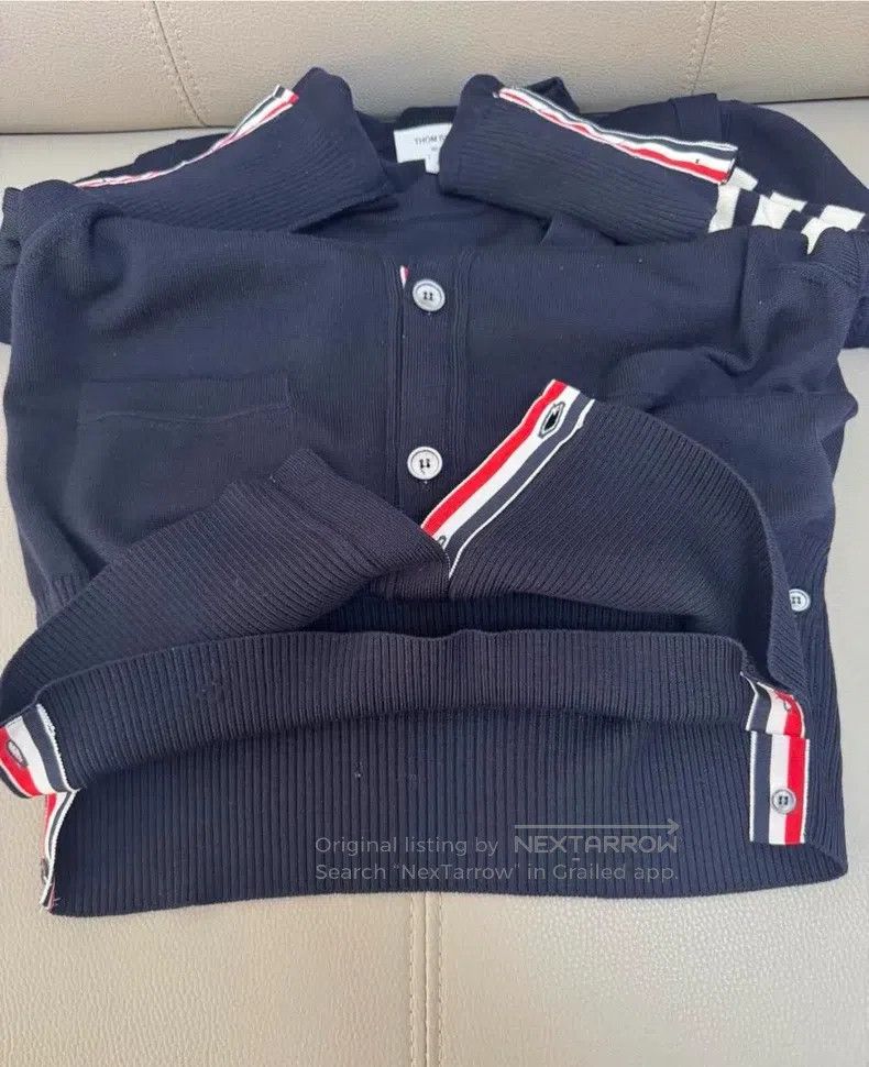Thom Browne Thom Browne Blue sweater Size US M / EU 48-50 / 2 - 6 Thumbnail