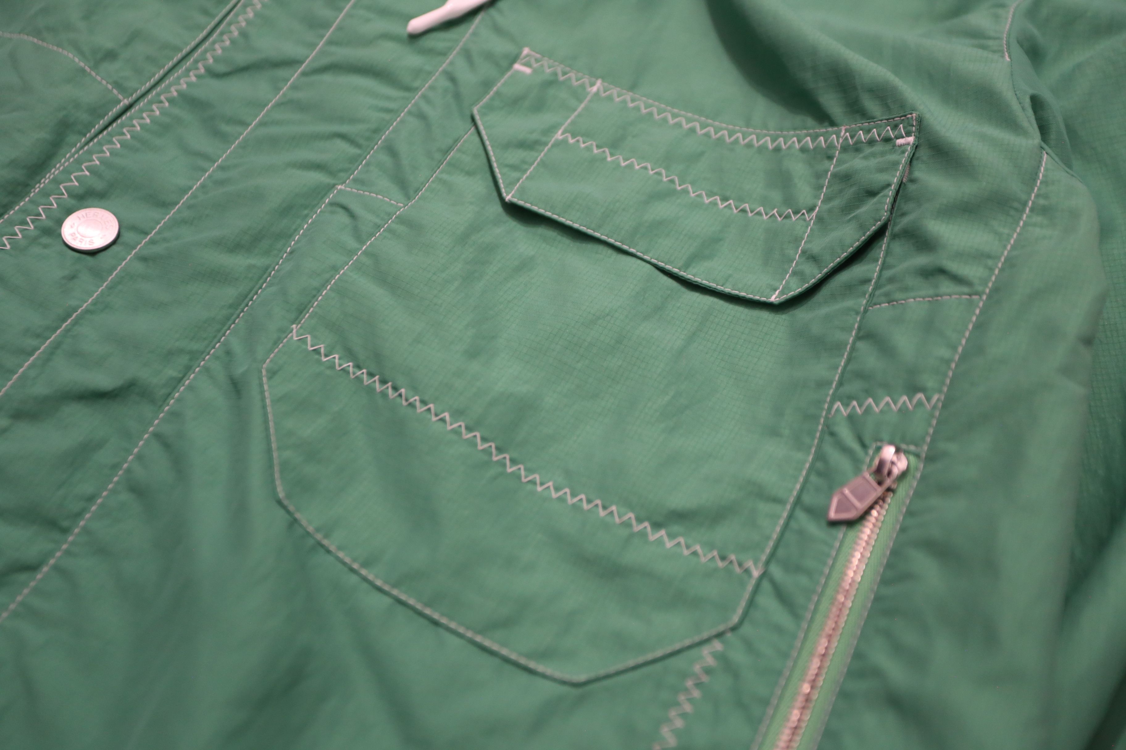 Hermes Hermes - S/S 22 - Contrast-Stitch Windbreaker Size US M / EU 48-50 / 2 - 6 Thumbnail
