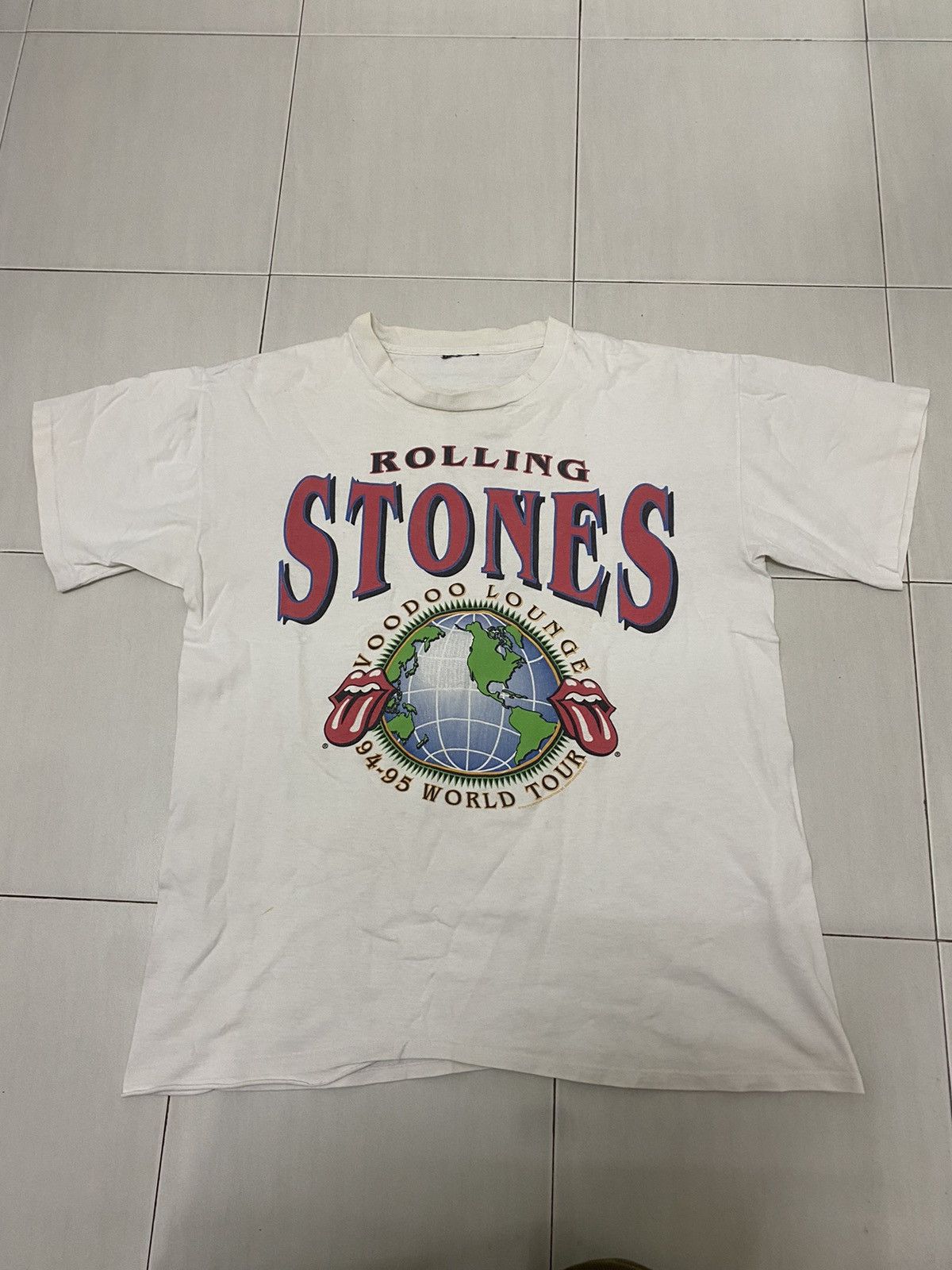 The Rolling Stones Vintage Rolling Stones voodoo lounge 94-95 World Tour Size US M / EU 48-50 / 2 - 1 Thumbnail