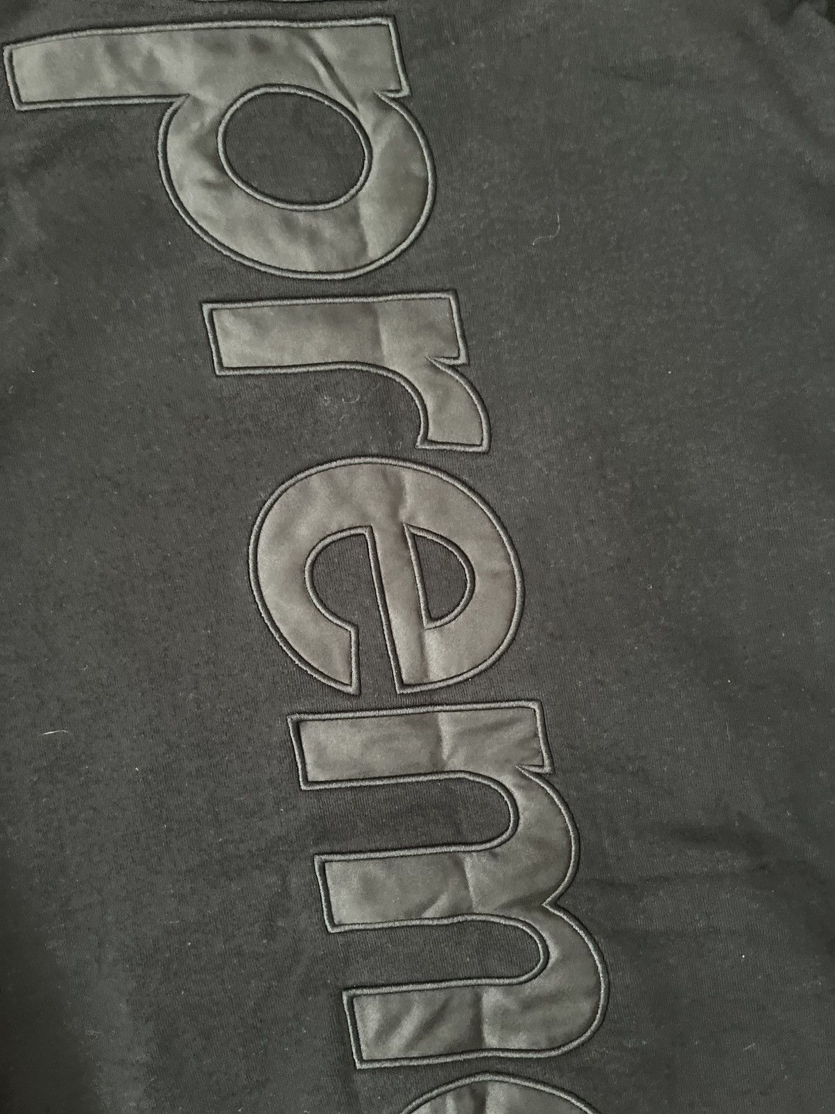 Supreme Supreme Satin Appliqué Hooded Sweatshirt Size US L / EU 52-54 / 3 - 3 Thumbnail