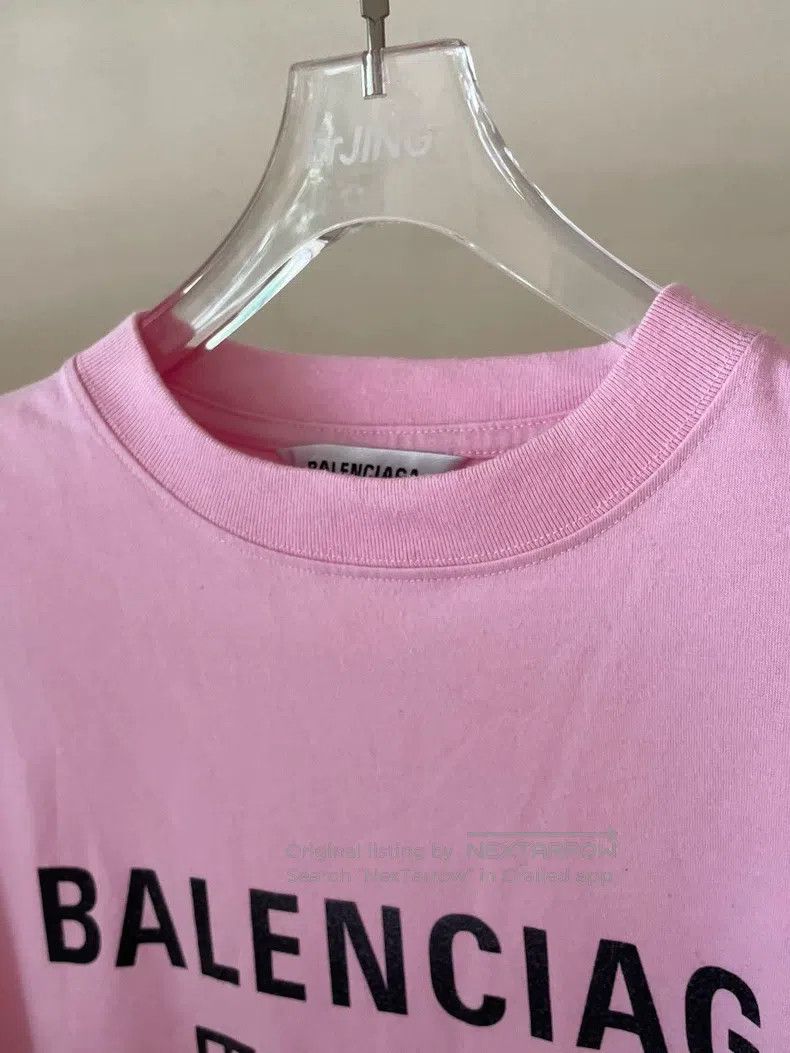 Balenciaga Balenciaga Letter Logo Printed Pink T-shirt, Size S Size US S / EU 44-46 / 1 - 3 Thumbnail