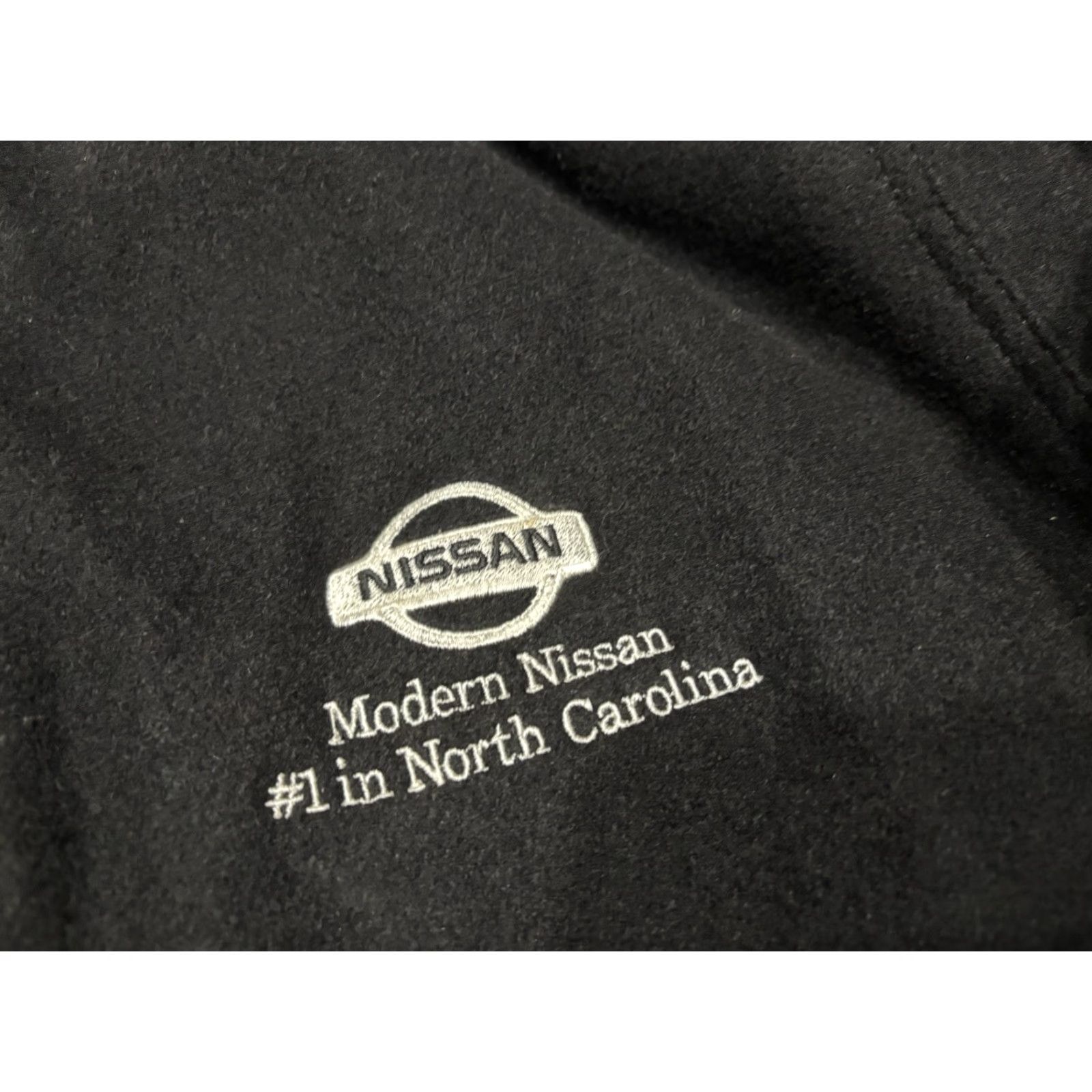 Vintage VINTAGE Nissan Jacket Size XL Bomber Jacket, Unisex Adults, 90s, Racing, Car, Retro, White/Black, Mr jackets, Size XL, Varsity, Embroidered Logo Size US XL / EU 56 / 4 - 2 Thumbnail