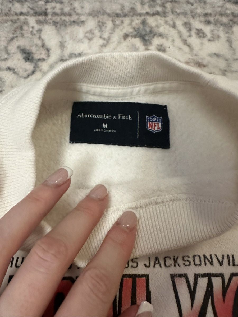 Abercrombie & Fitch Super Bowl Graphic Crewneck Size US M / EU 48-50 / 2 - 3 Thumbnail