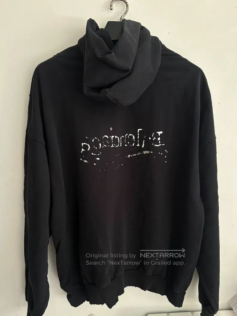 Balenciaga Balenciaga Black Hoodie Size US M / EU 48-50 / 2 - 2 Thumbnail