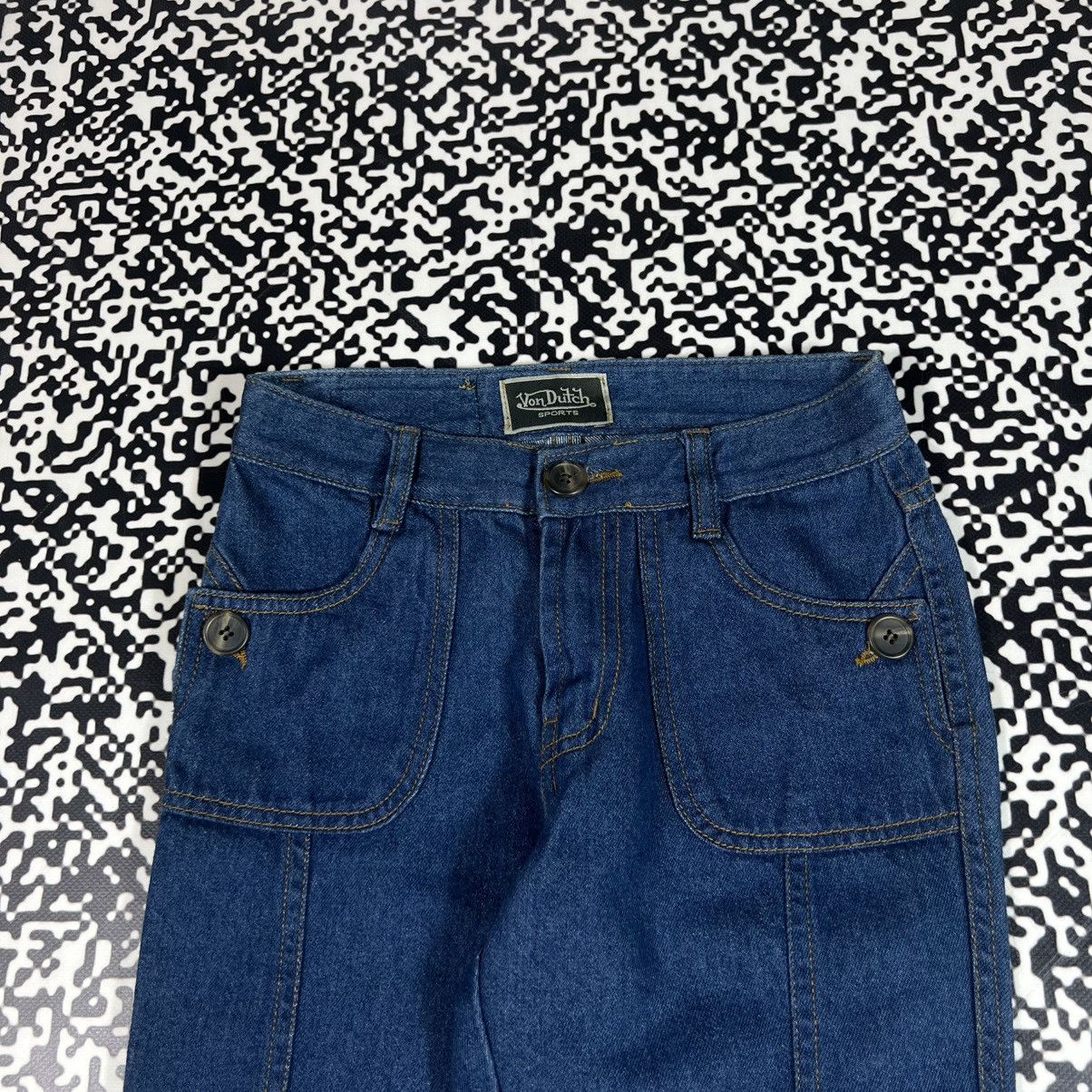 Von Dutch Vintage Y2K Von Dutch Retro Sexy Flared Jeans 90s Style Size 25" / US 0 / IT 36 - 11 Thumbnail