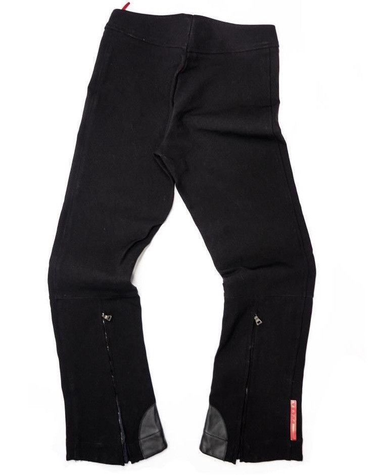 Prada × Vintage Prada Sport Early 2000 Zip Up Tech Red Tabs Size 34" / US 12 / IT 48 - 2 Thumbnail