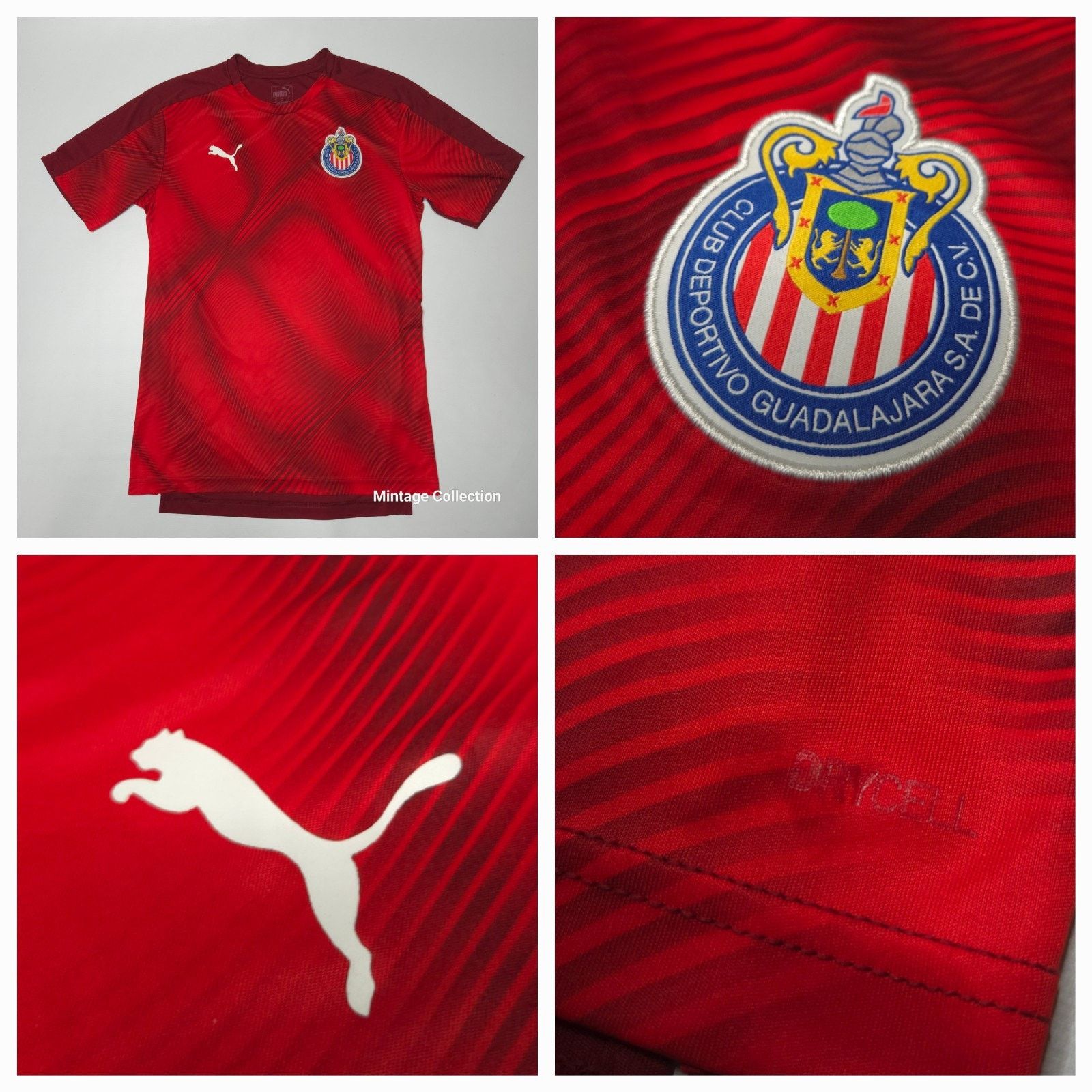 Puma Men's Puma Red Chivas Guadalajara FC SOCCER Stadium Jersey M Size US M / EU 48-50 / 2 - 1 Thumbnail