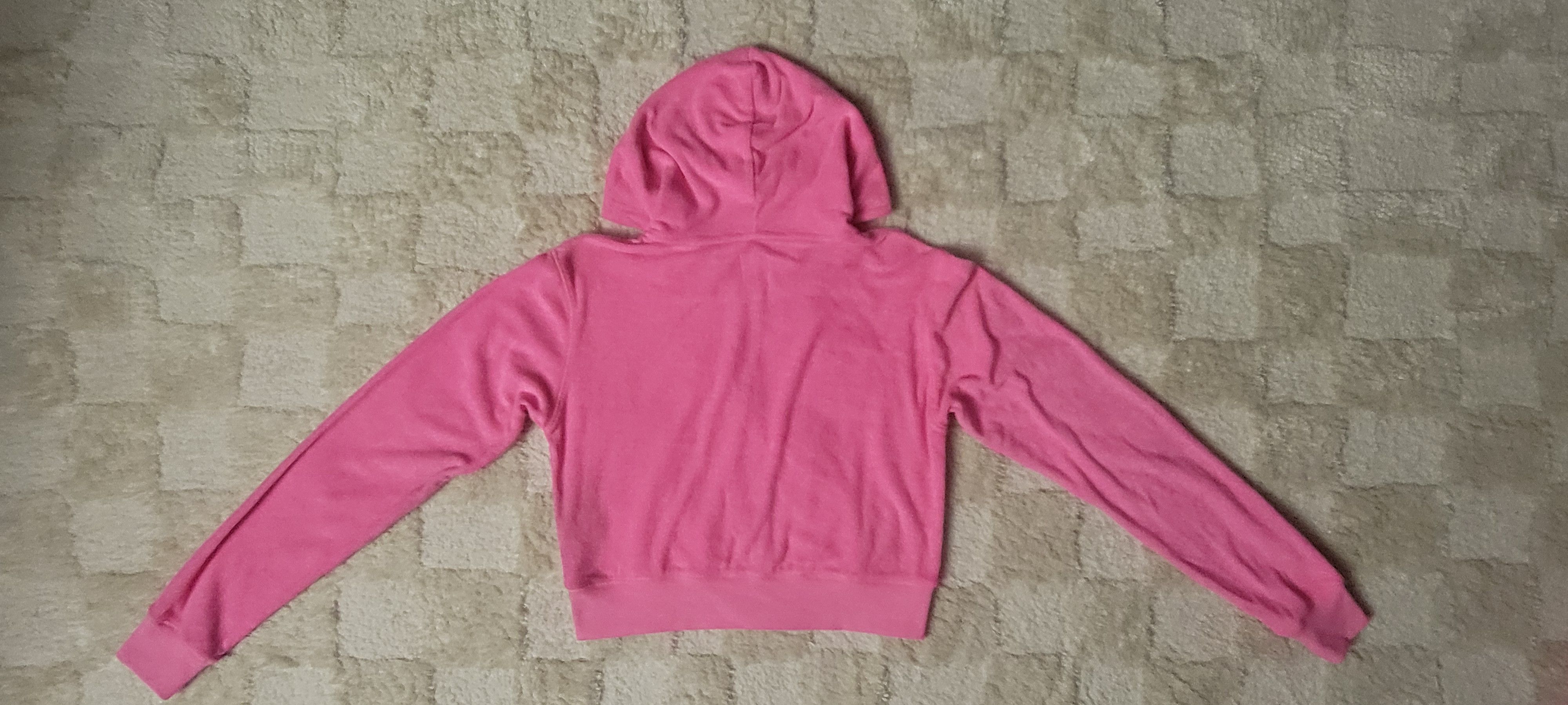Boys Lie Boys Lie Pinky Promise Terry Cloth Cropped Zip-Up Hoodie Size XS / US 0-2 / IT 36-38 - 4 Thumbnail