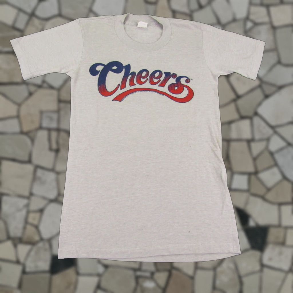Velva Sheen VINTAGE Velva Sheen Cheers Shirt Mens Small Gray 80s T-Shirt Size US S / EU 44-46 / 1 - 1 Thumbnail