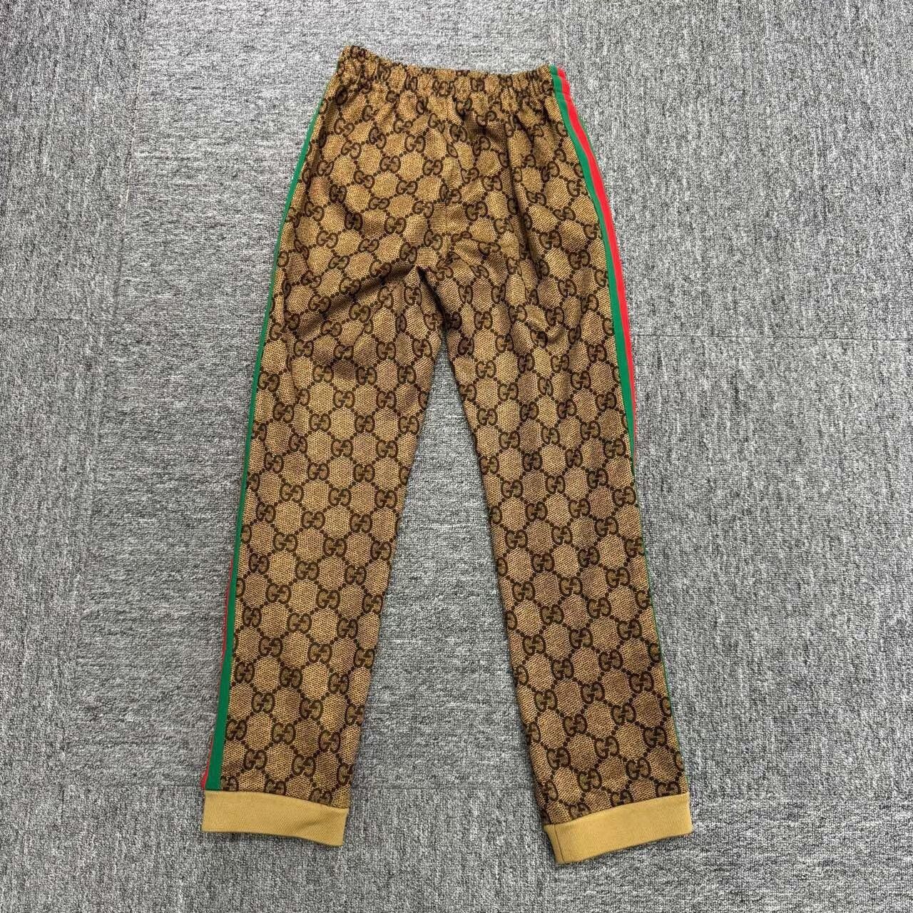 Gucci Gucci Monogram Casual Pants in Brown. Size 22" - 2 Thumbnail