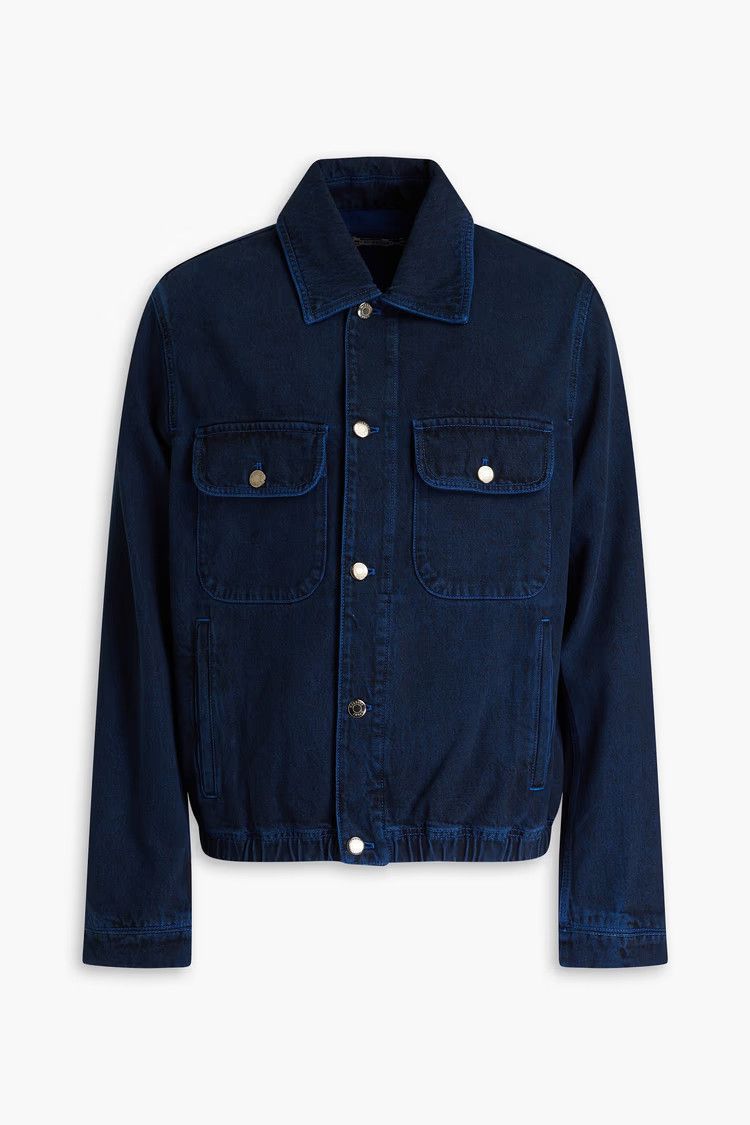 Missoni o1y0225 Denim Jacket in Midnight Blue Size US L / EU 52-54 / 3 - 1 Thumbnail