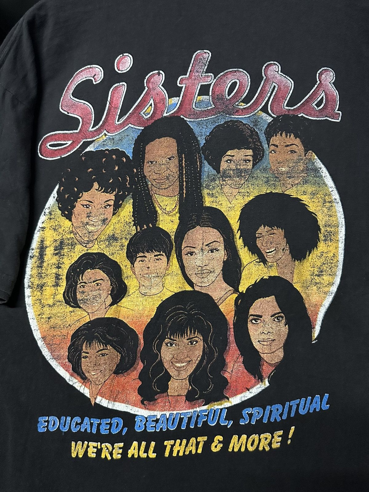 Rap Tees Vintage 90s Million Woman March Sister Faded Rap Tee Size US XXL / EU 58 / 5 - 4 Thumbnail